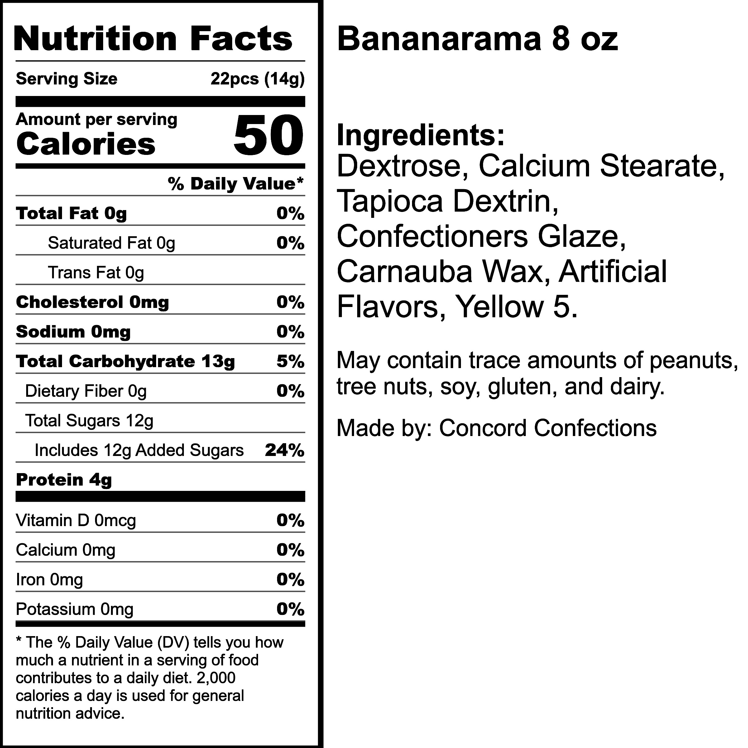 Nutrition Label