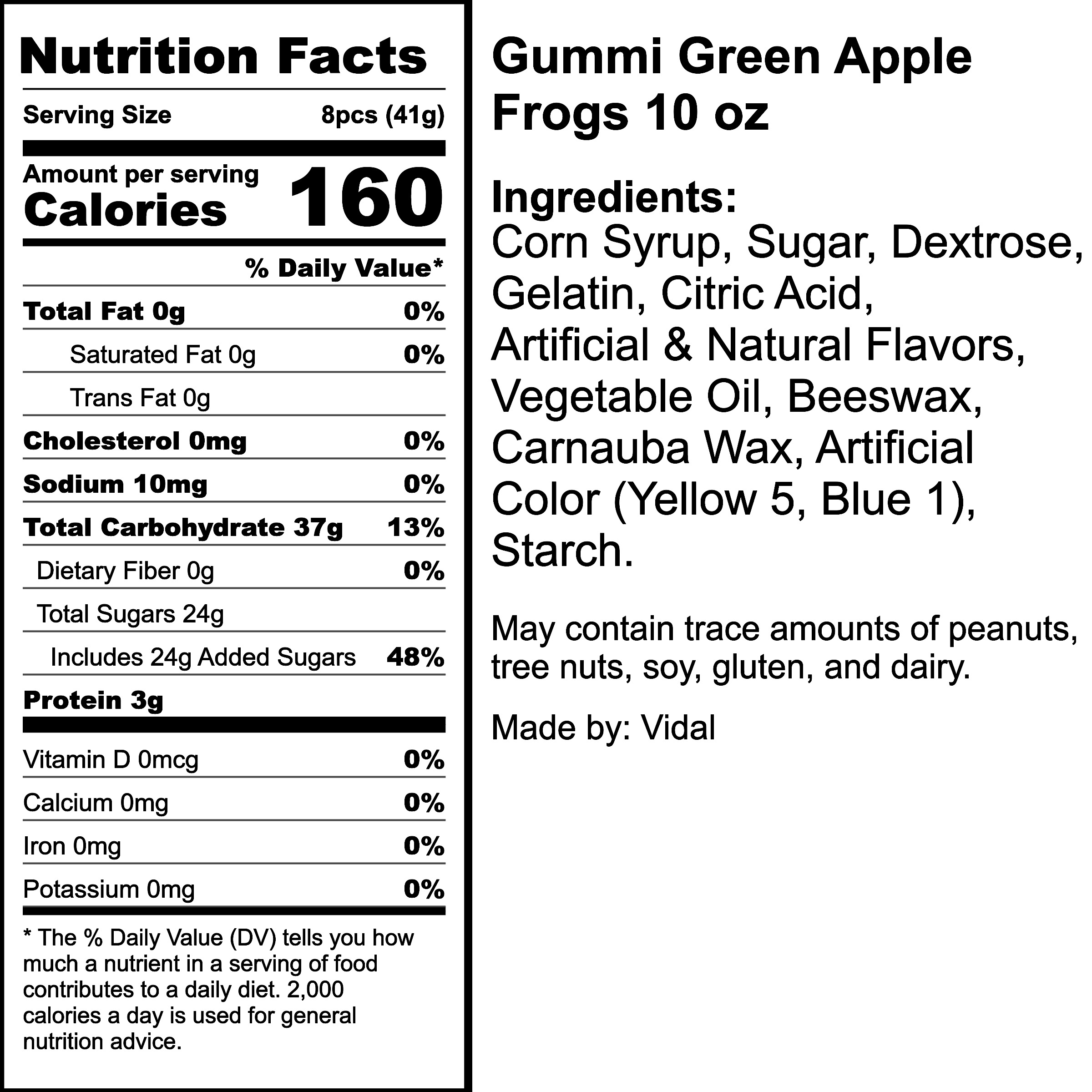 Nutrition Label