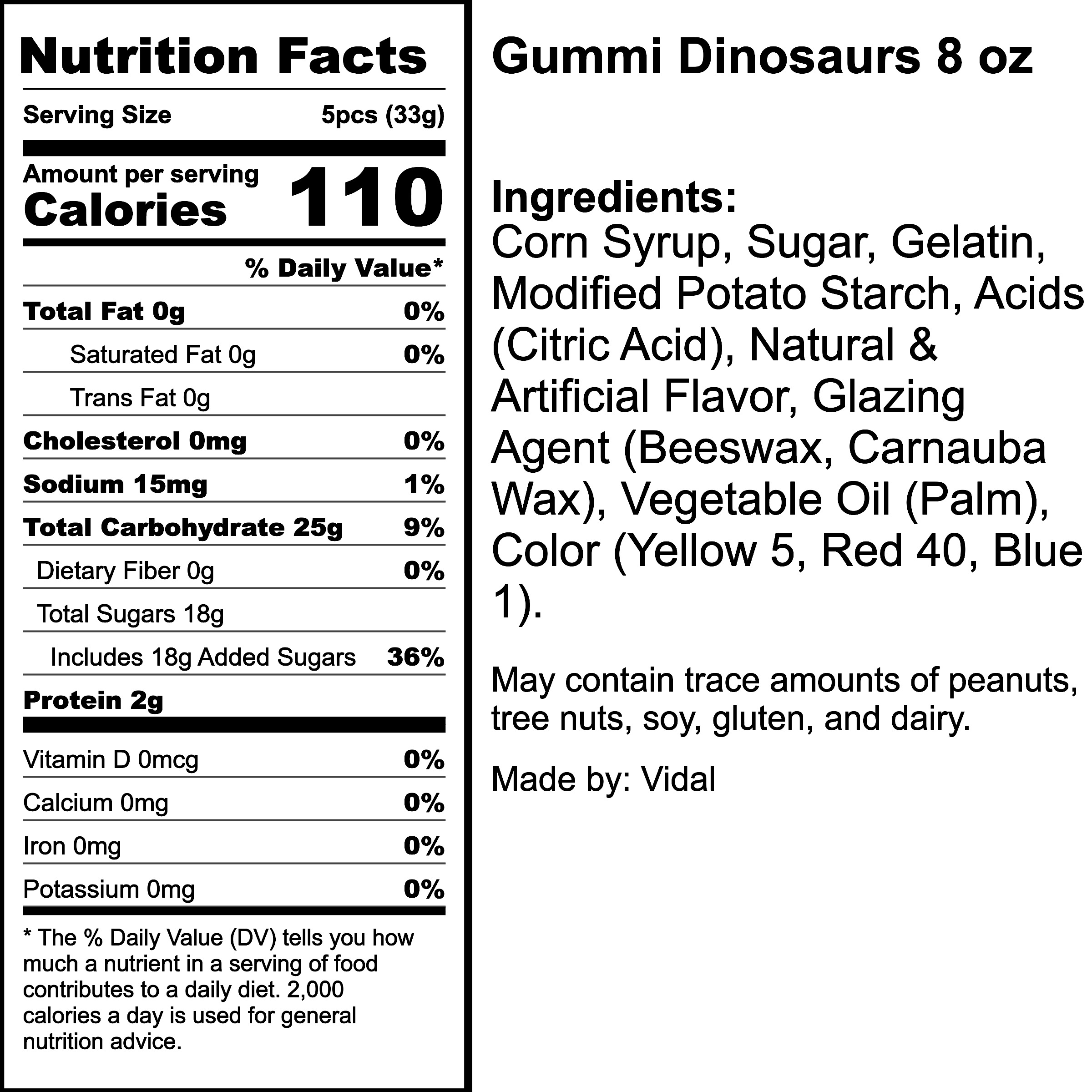 Nutrition Label