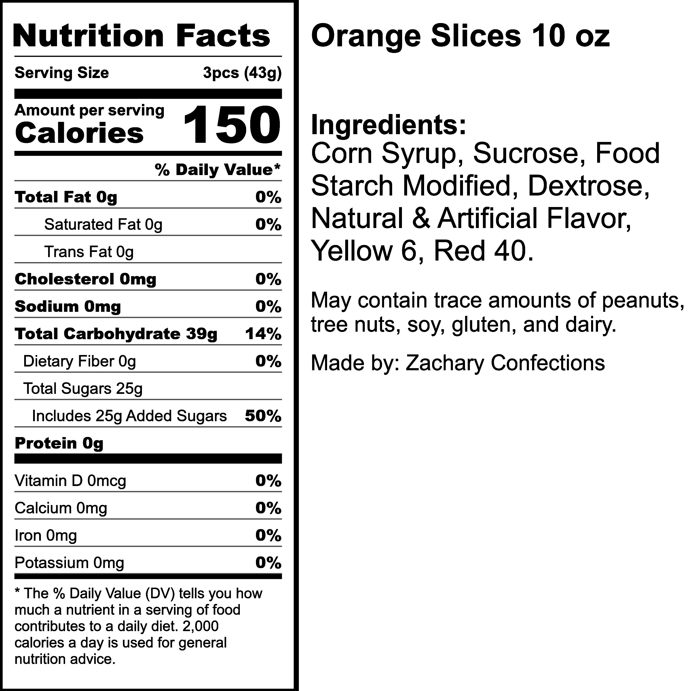 Nutrition Label