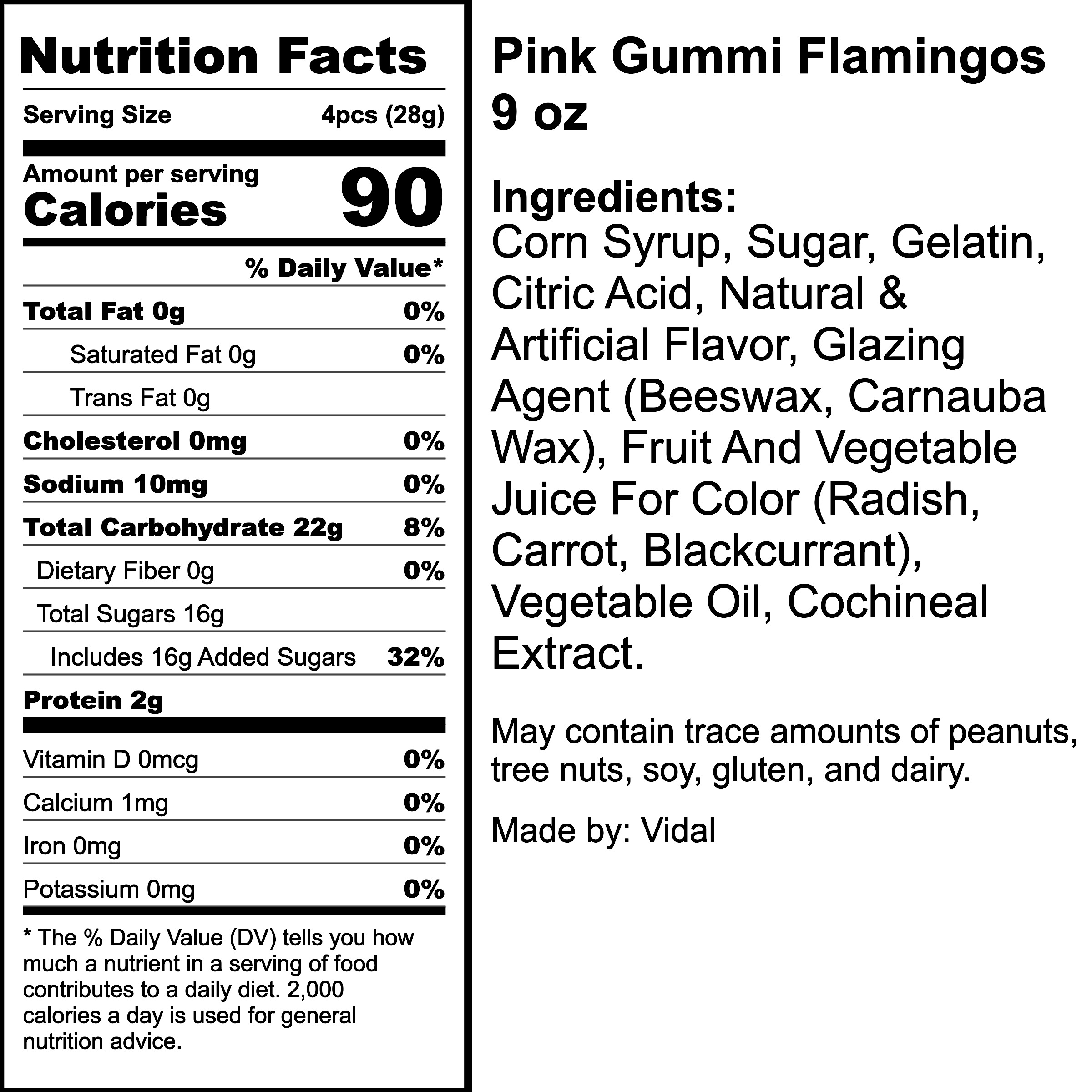 Nutrition Label