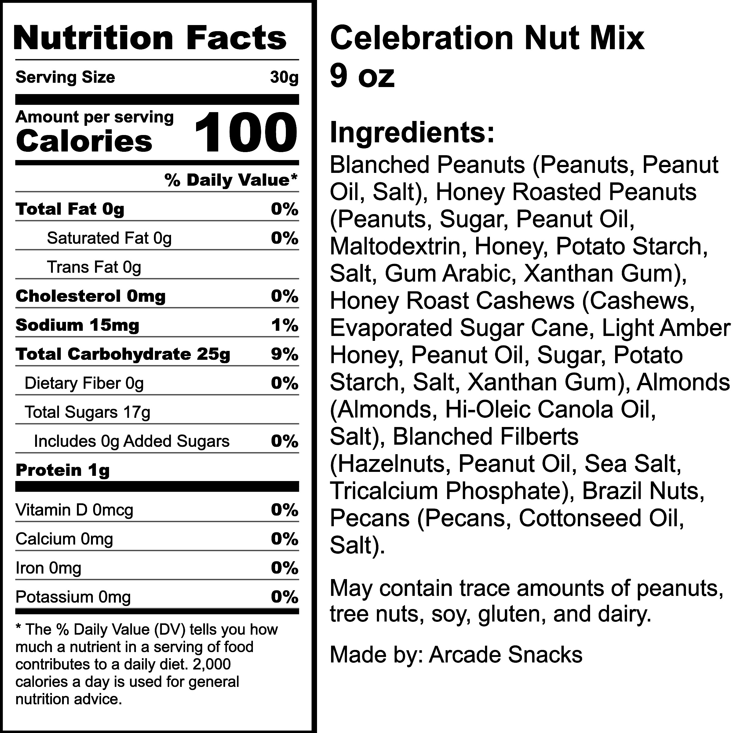 Nutrition Label