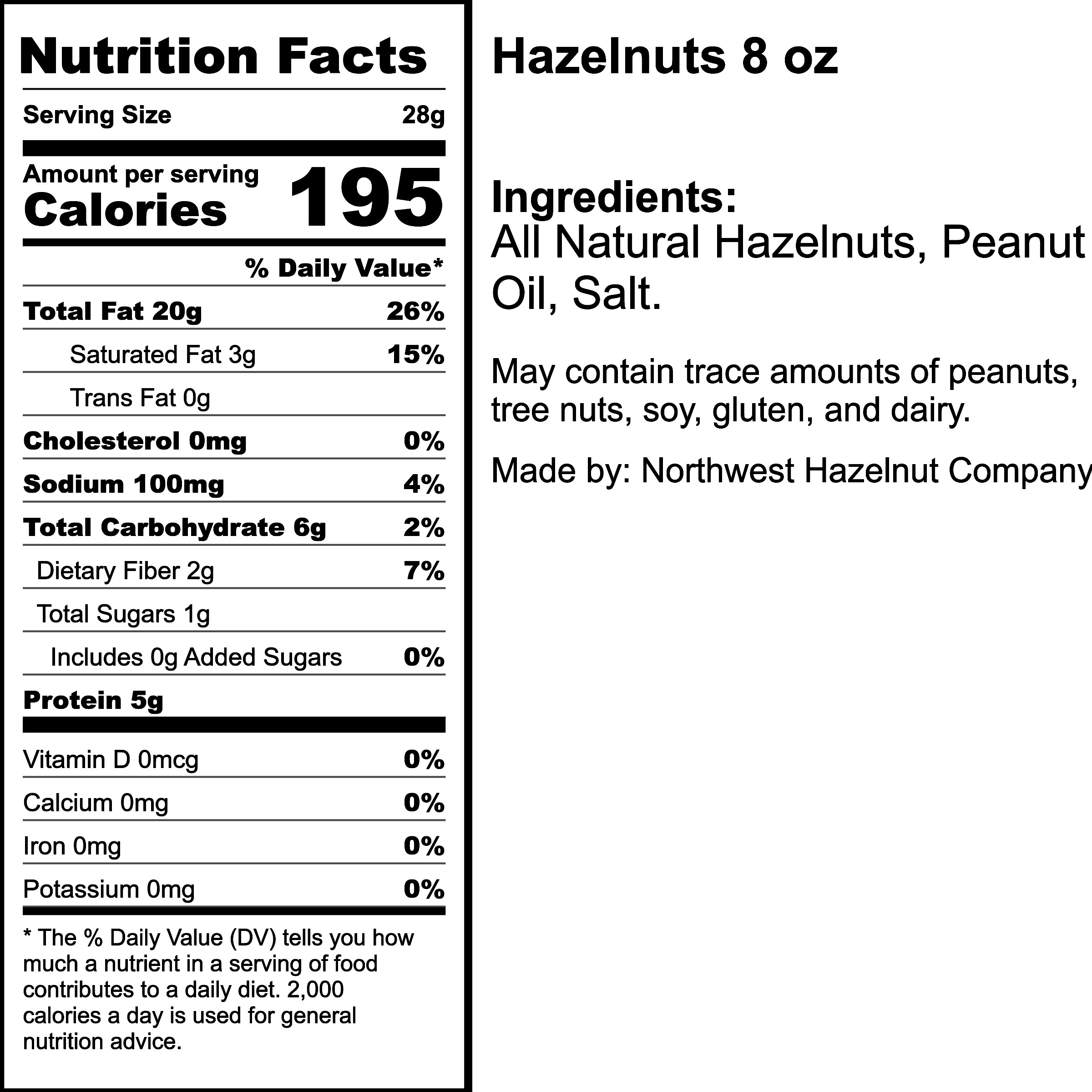 Nutrition Label