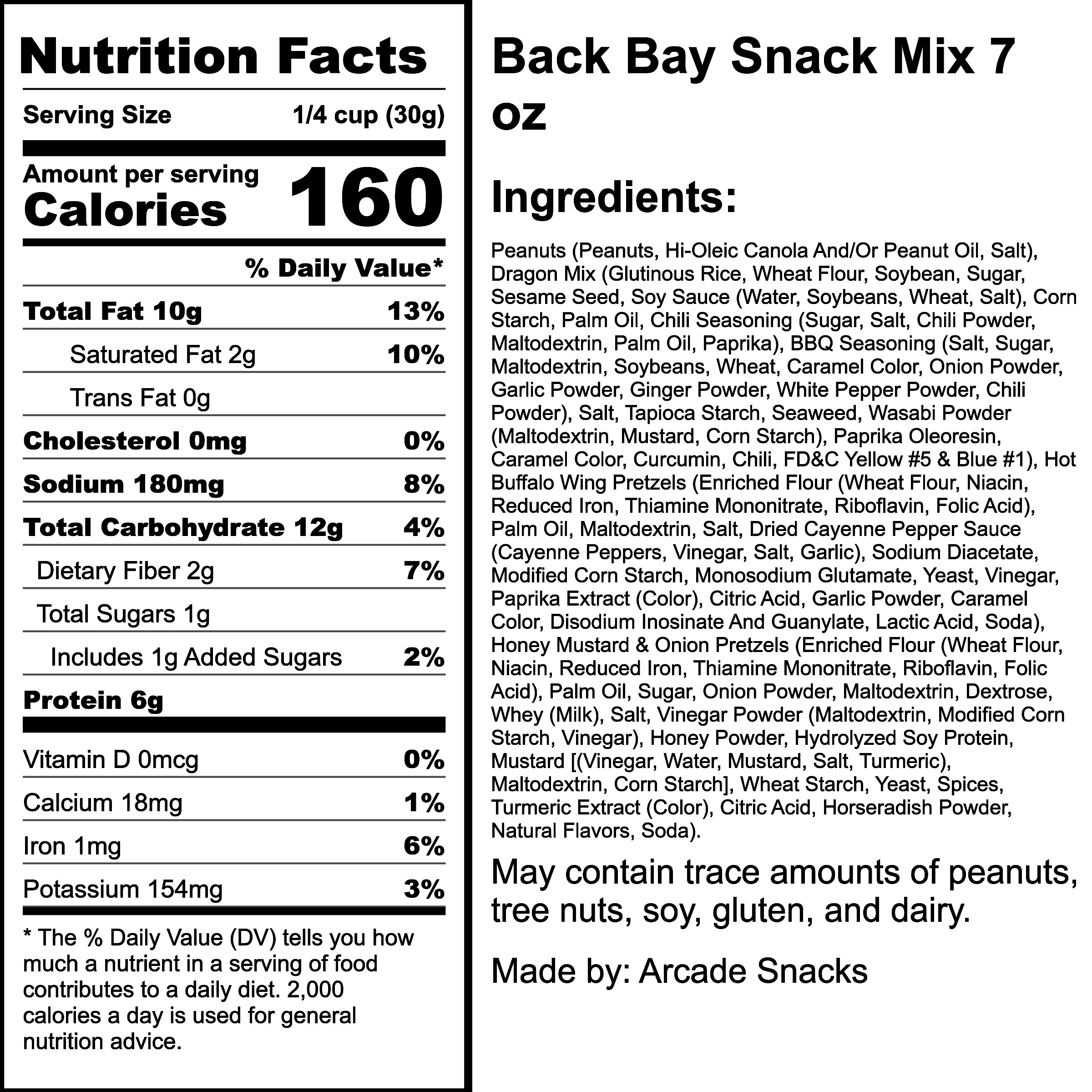 Nutrition Label