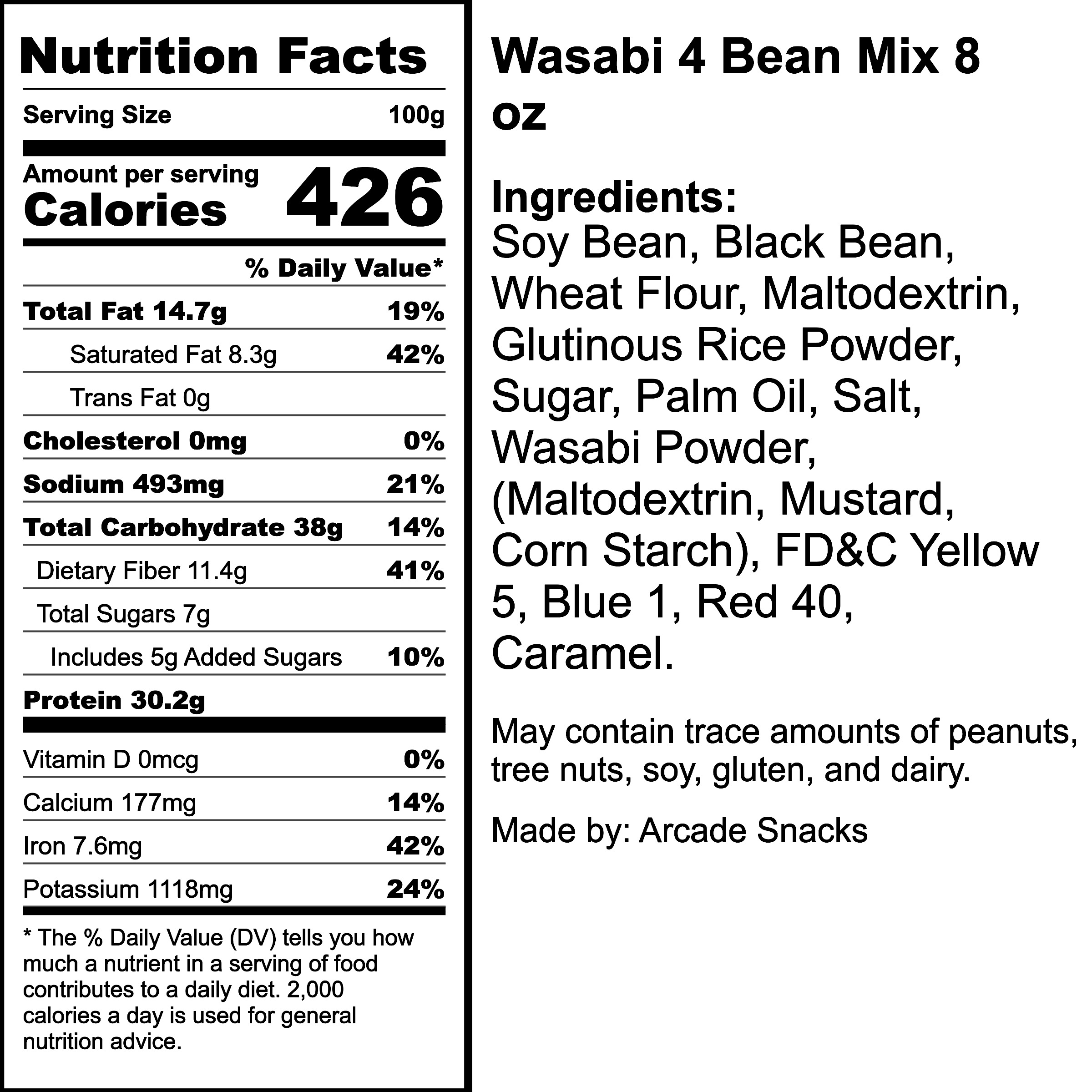 Nutrition Label