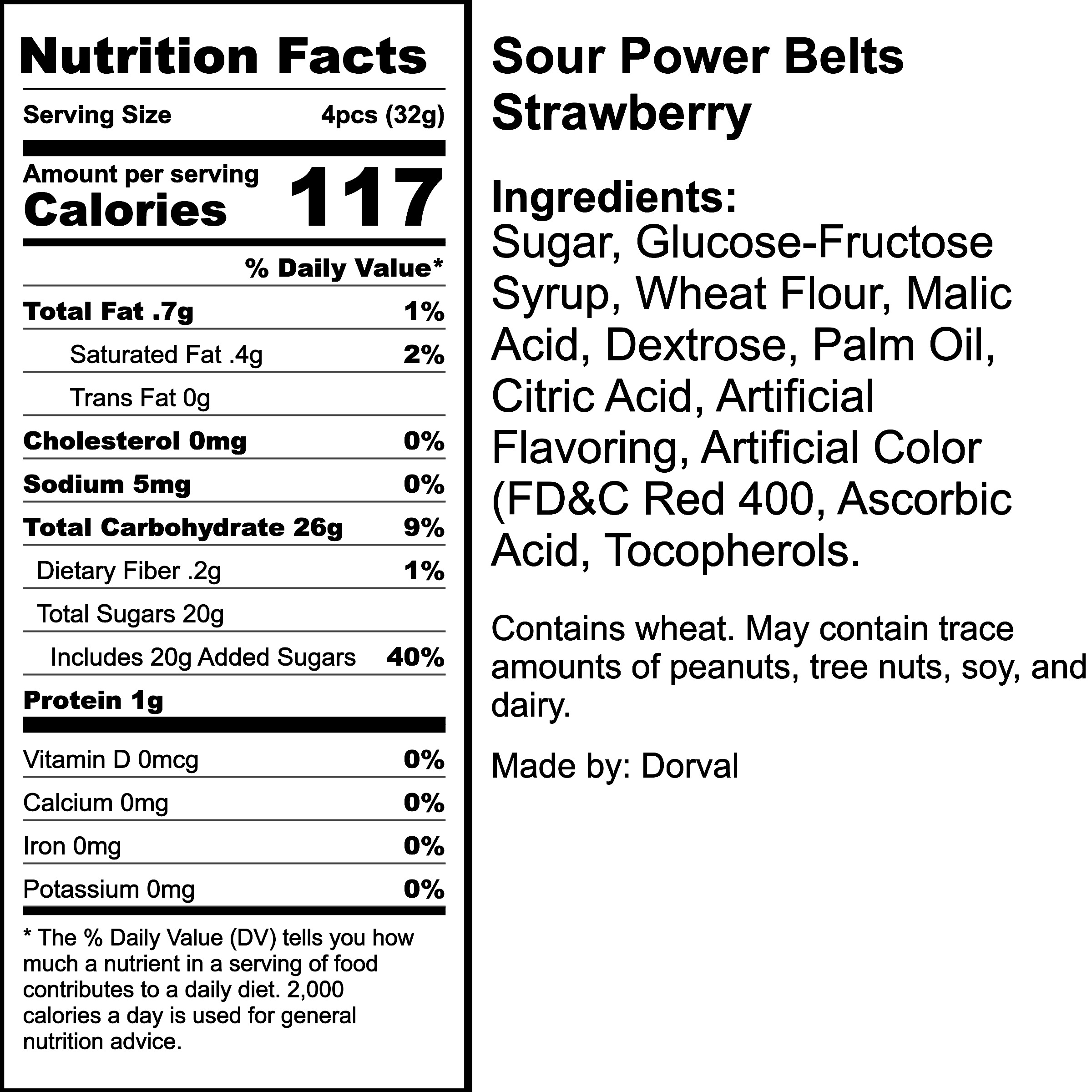 Nutrition Label