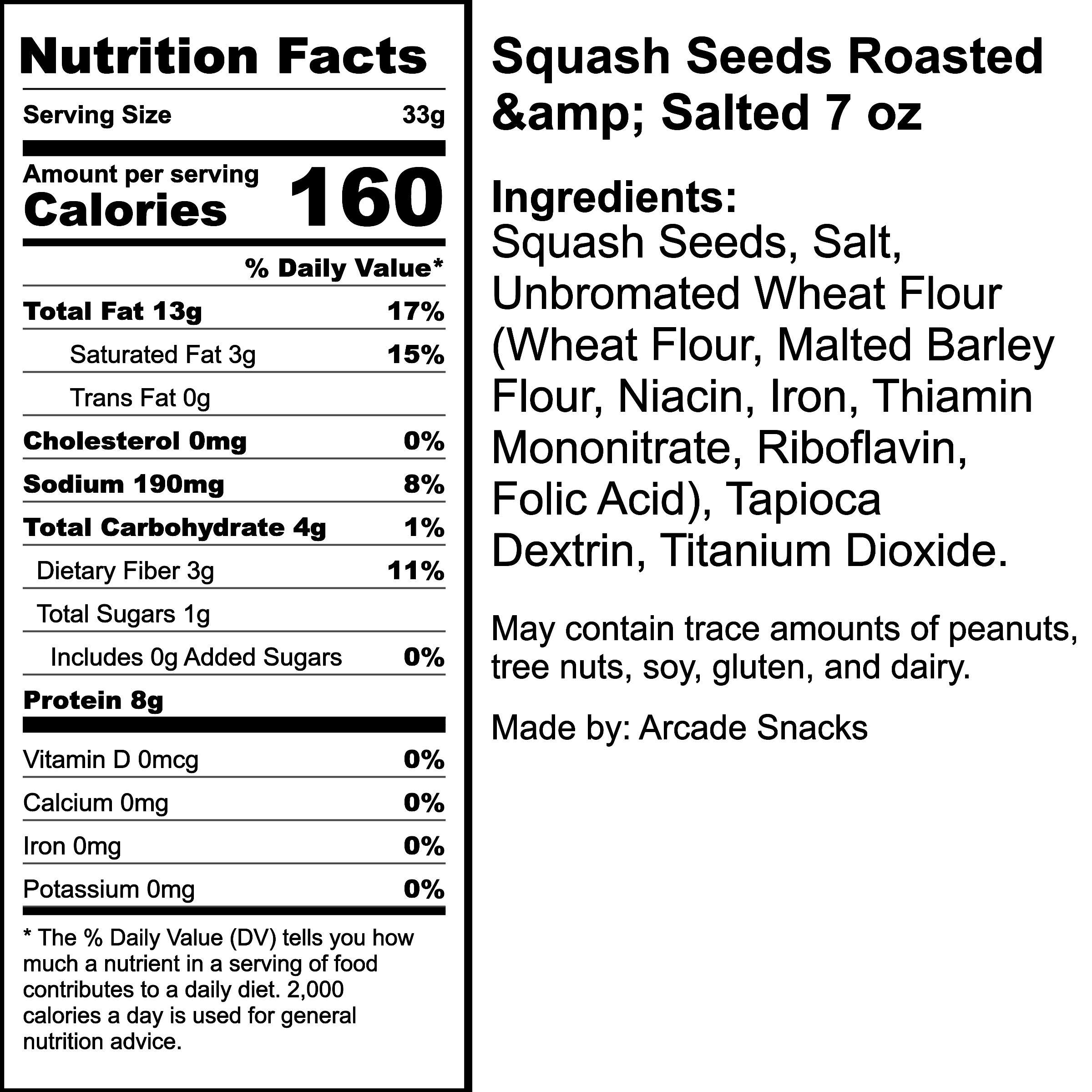 Nutrition Label