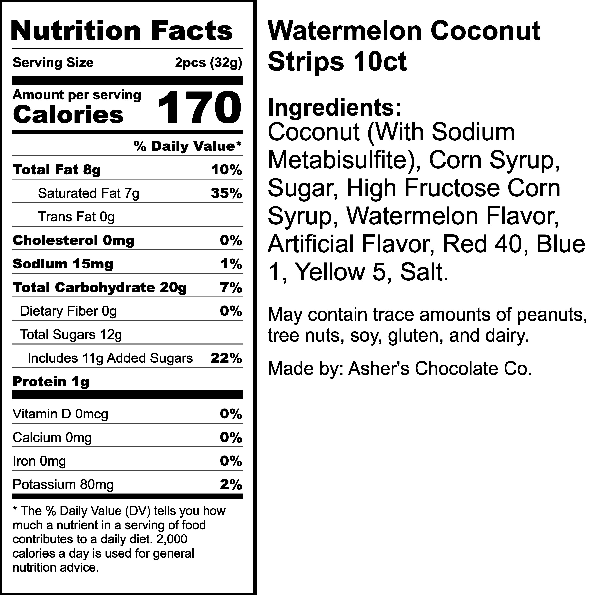 Nutrition Label
