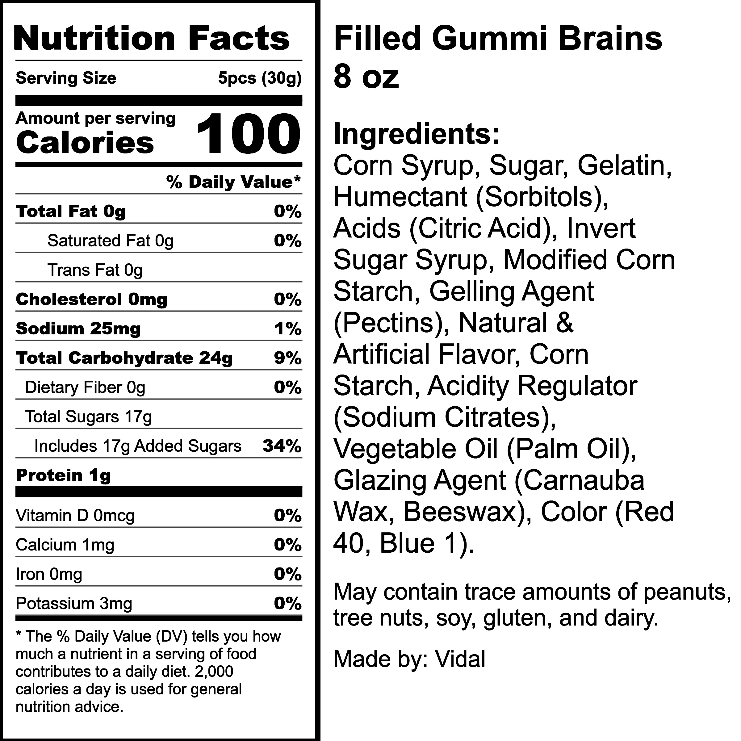 Nutrition Label