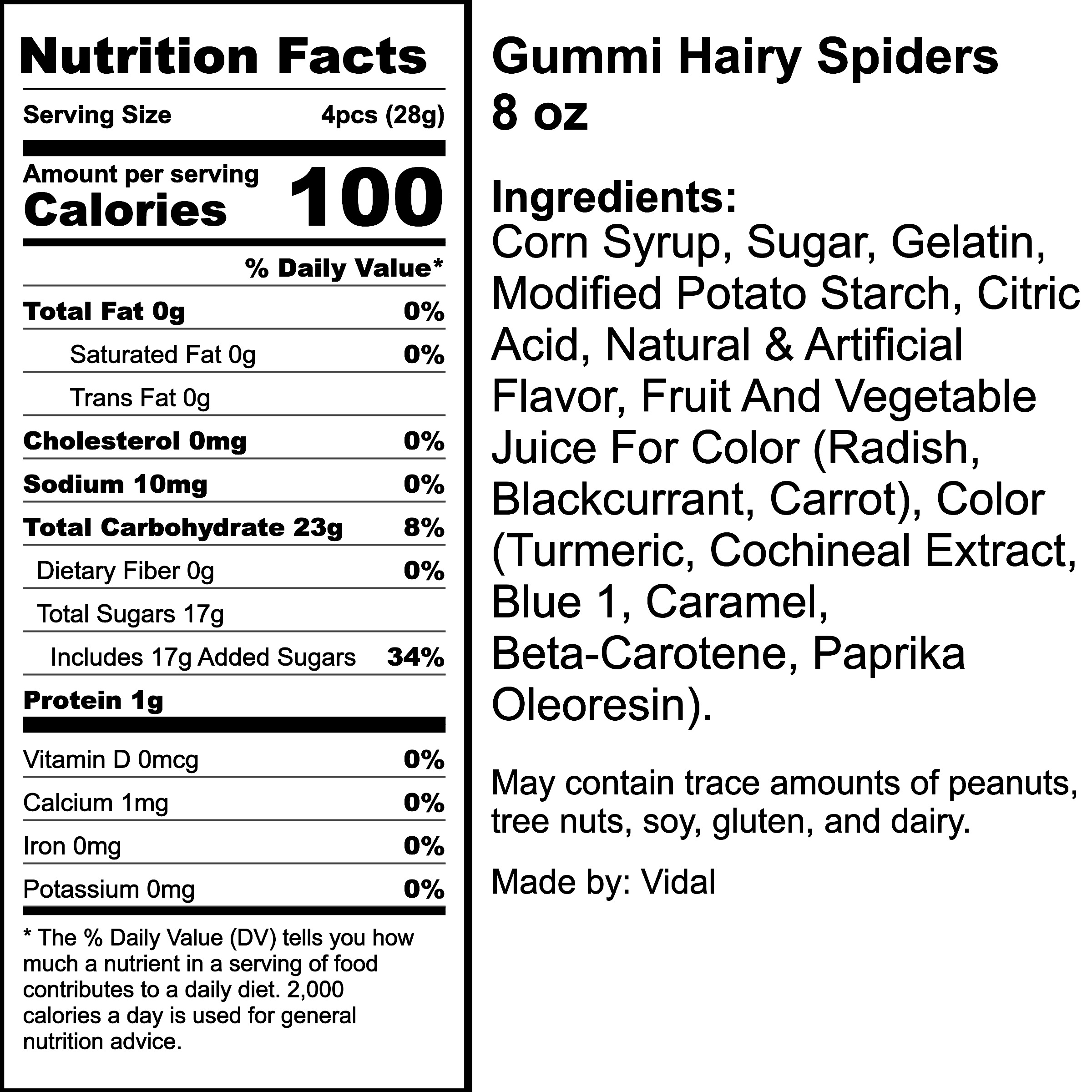 Nutrition Label