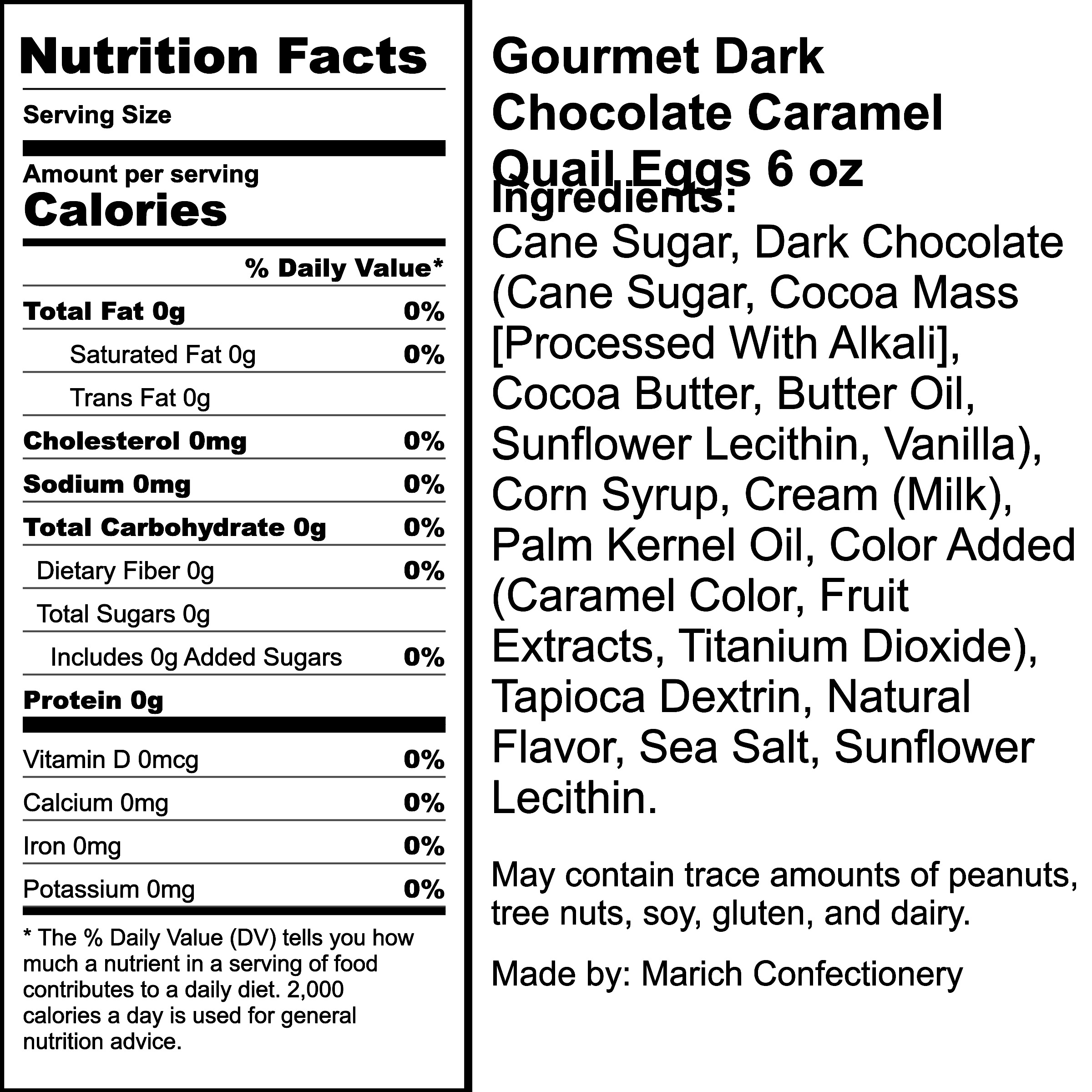 Nutrition Label