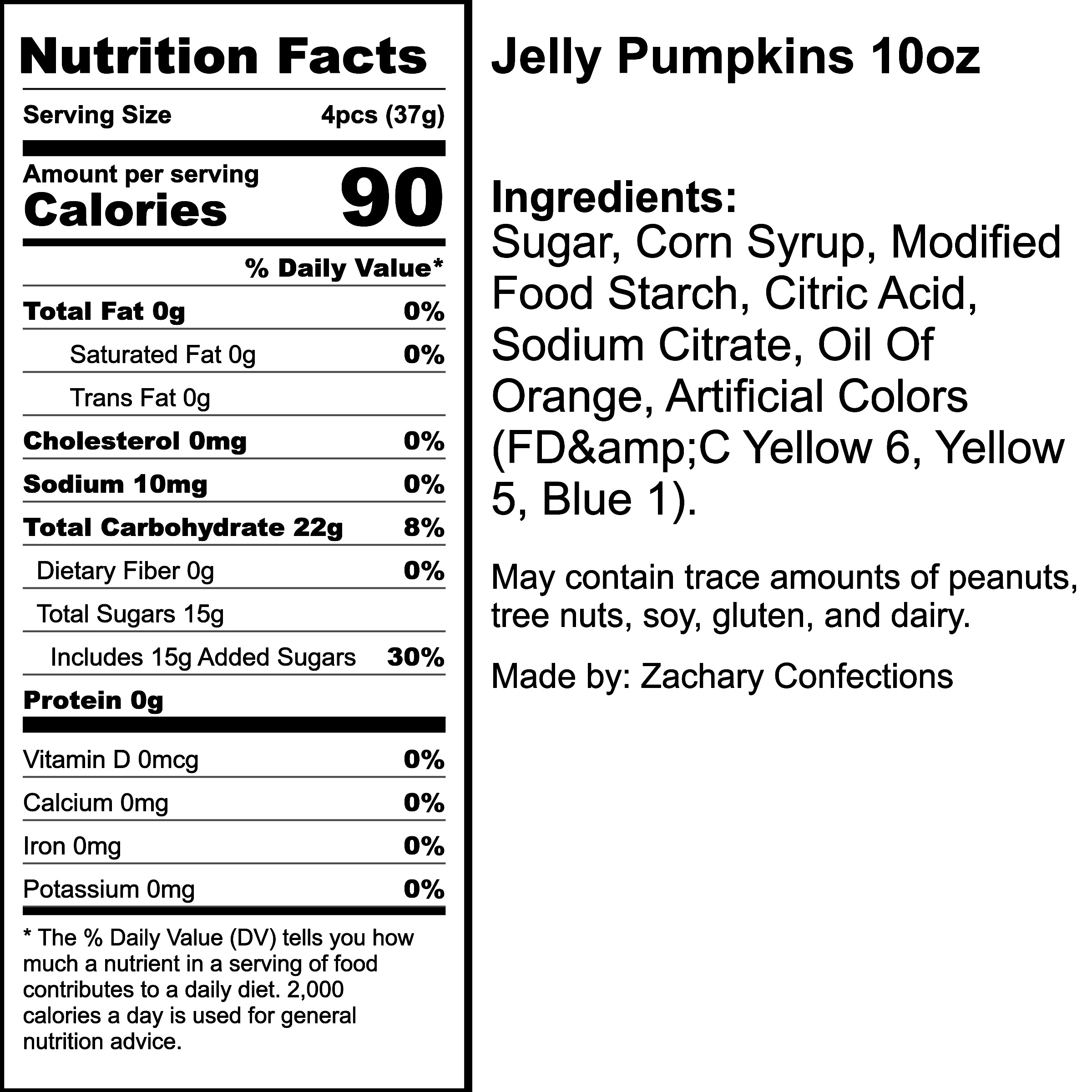 Nutrition Label