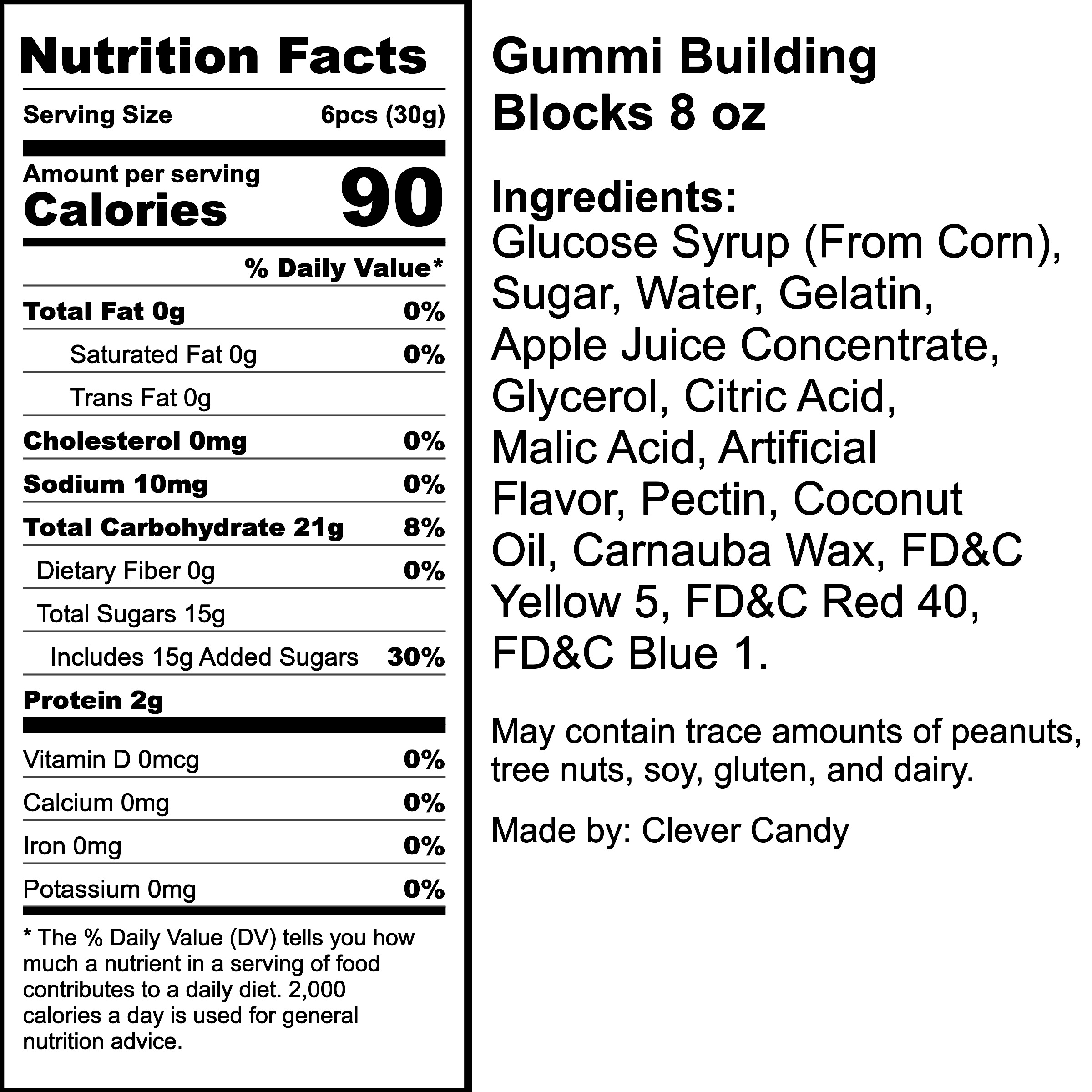 Nutrition Label