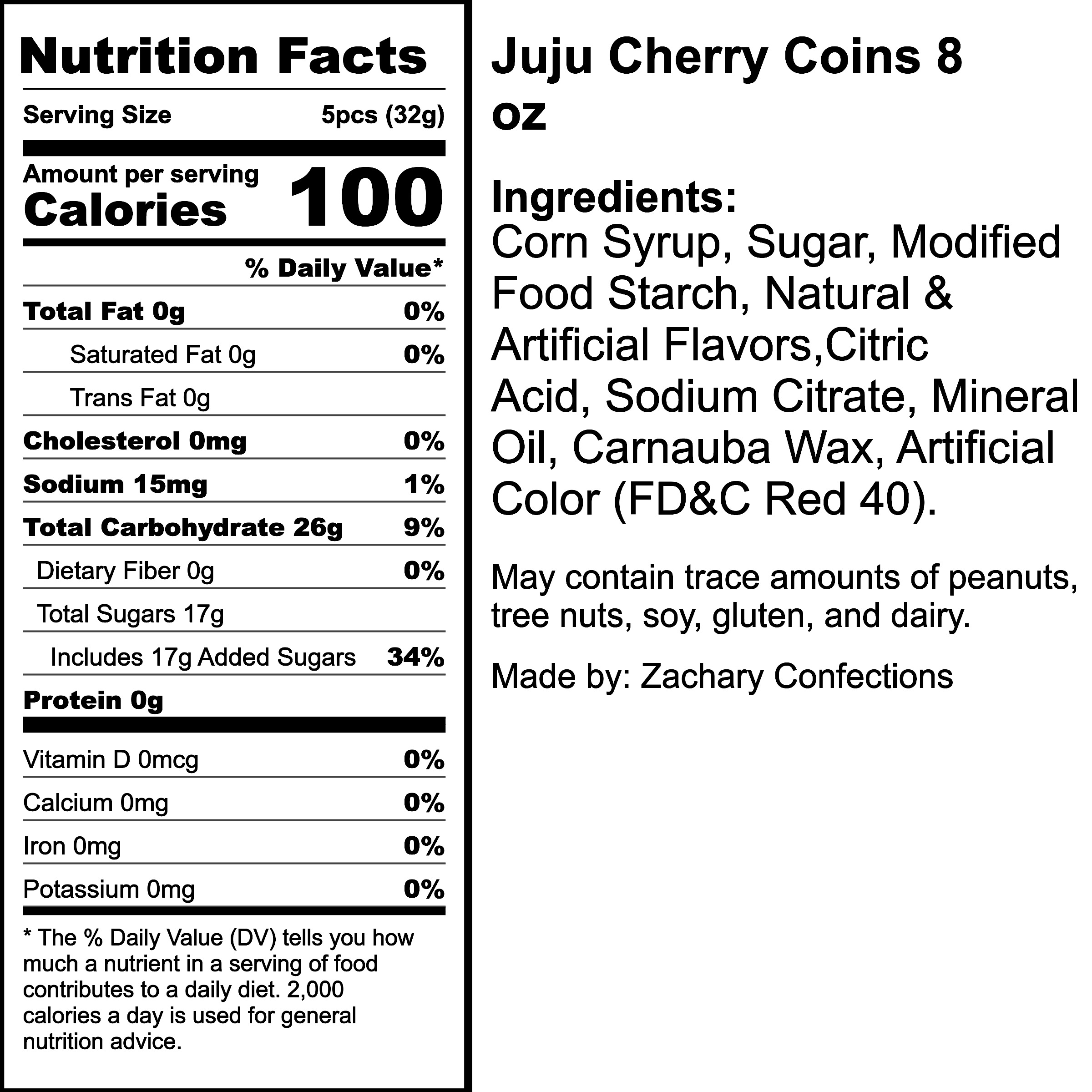 Nutrition Label