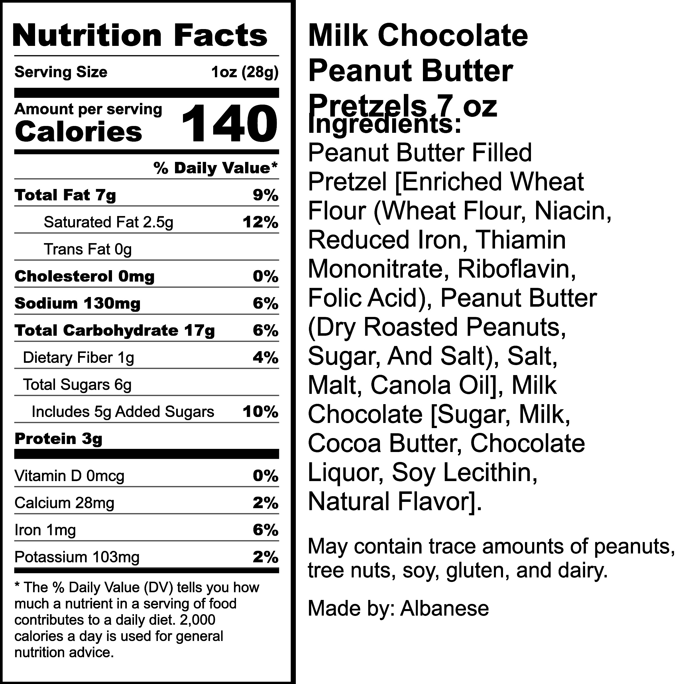 Nutrition Label