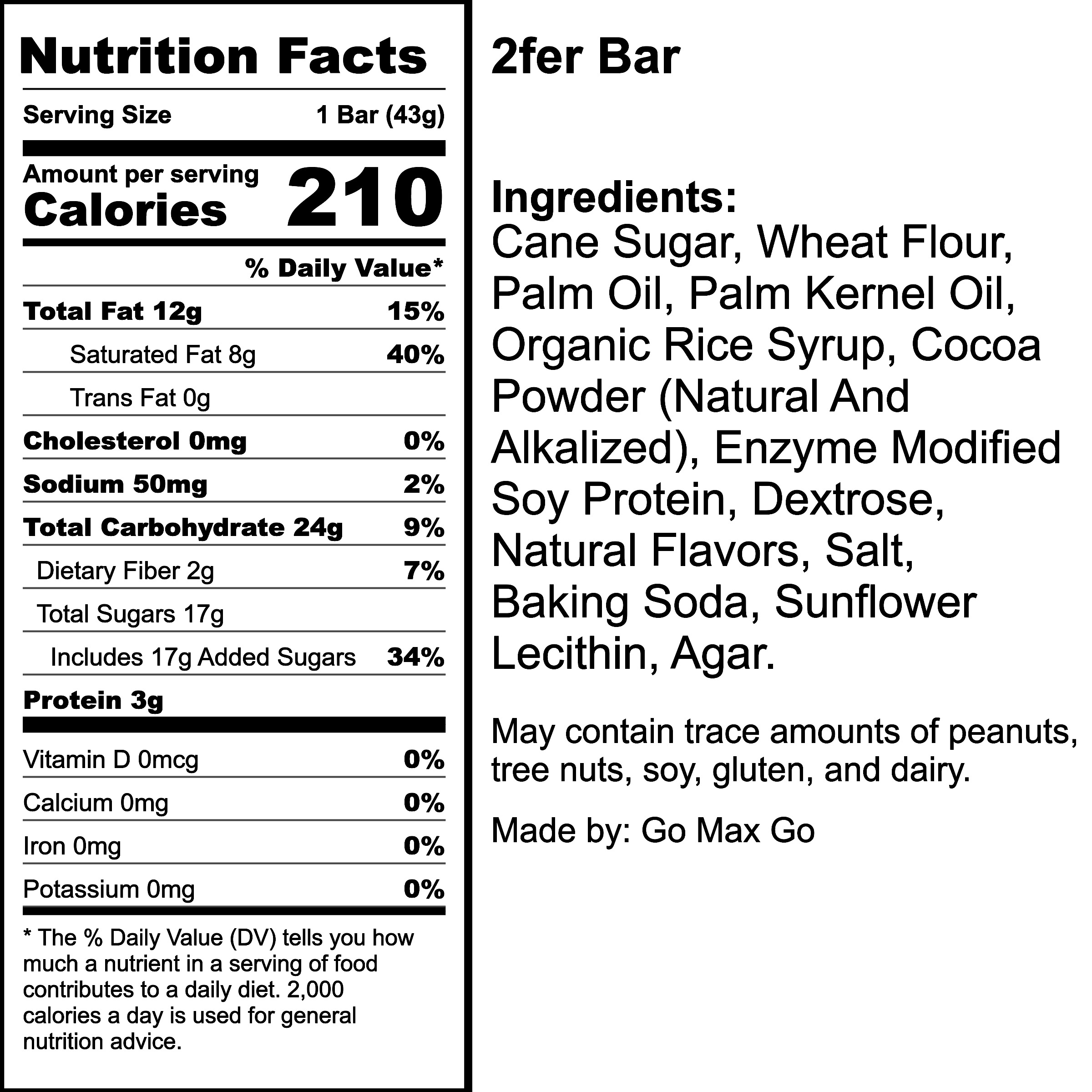 Nutrition Label
