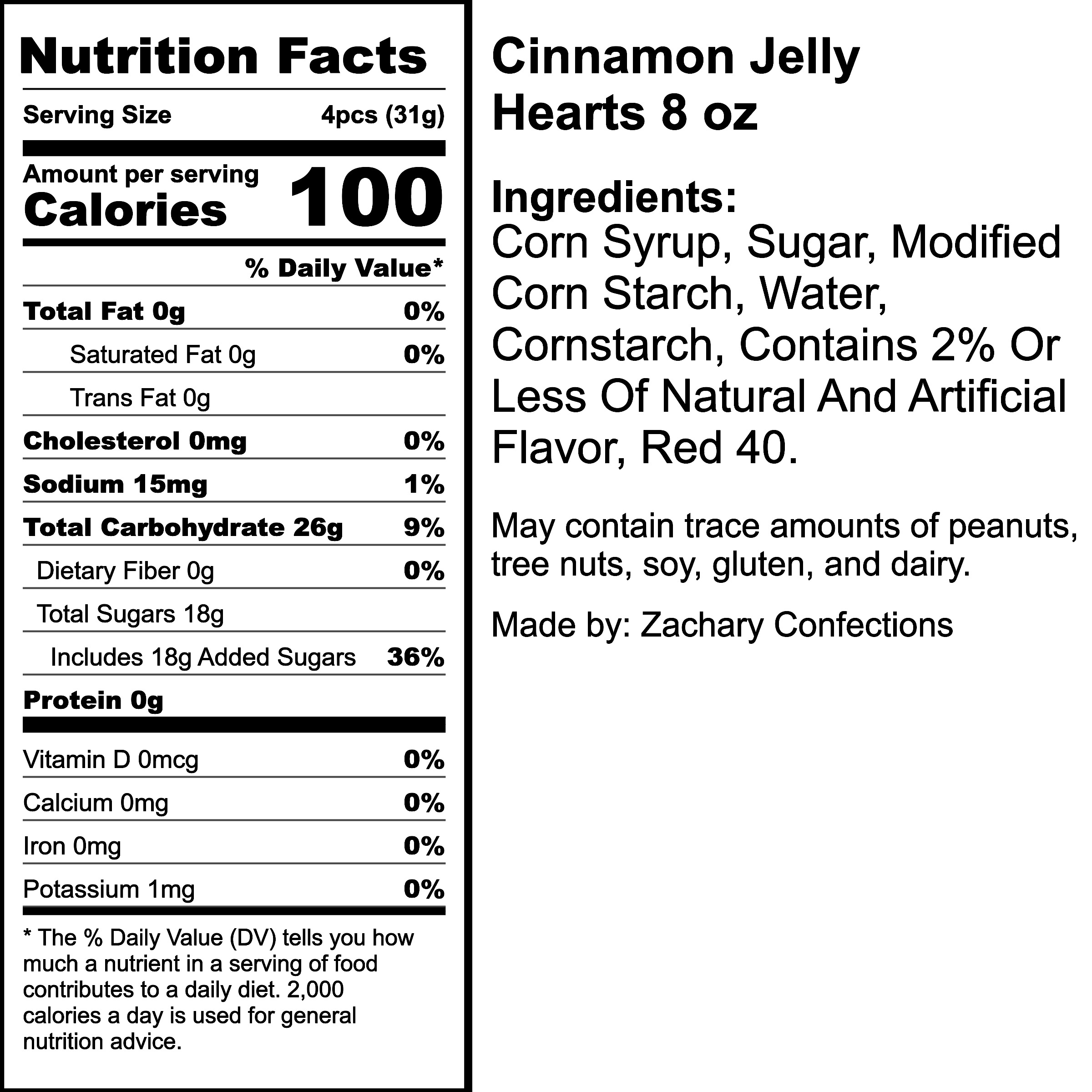 Nutrition Label