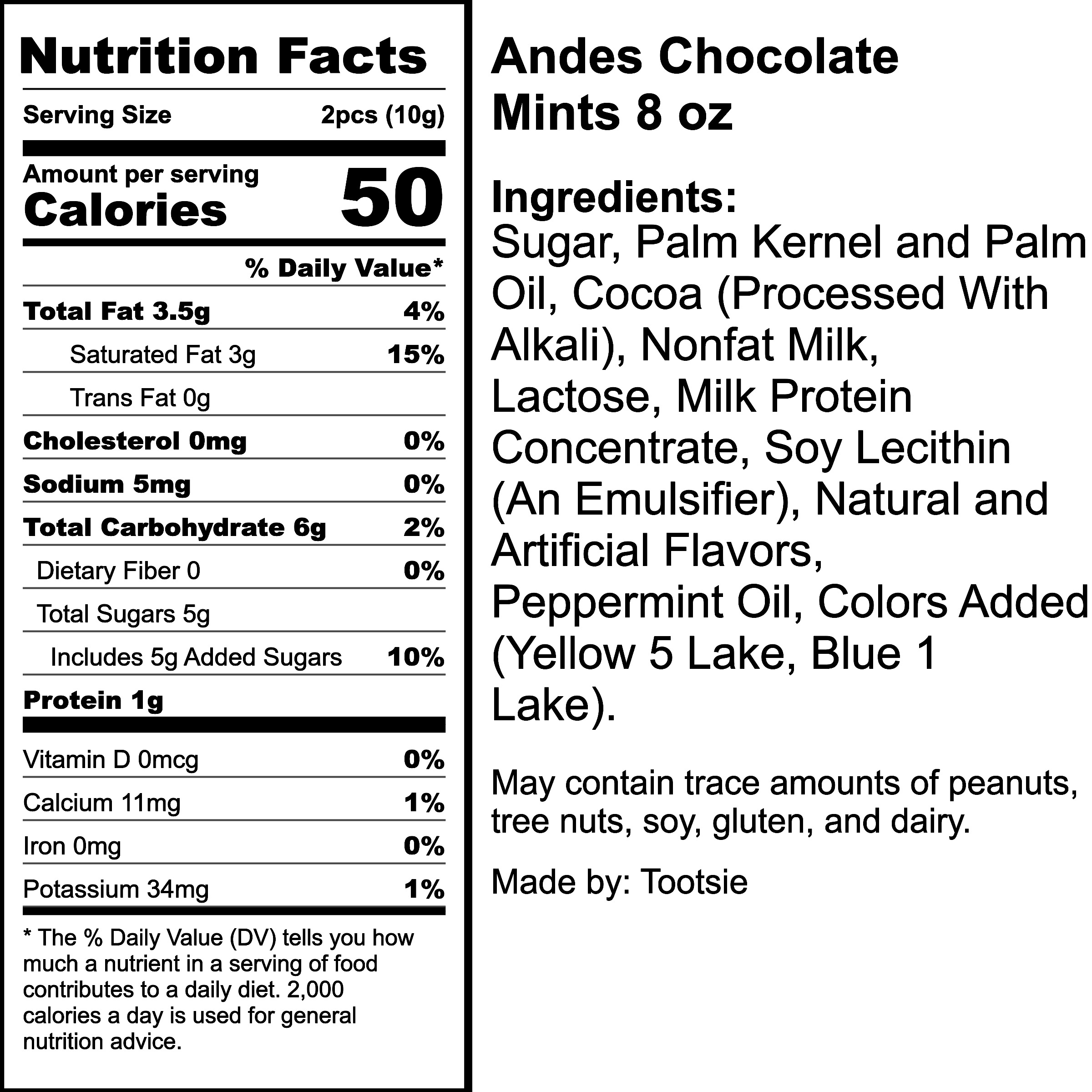 Nutrition Label