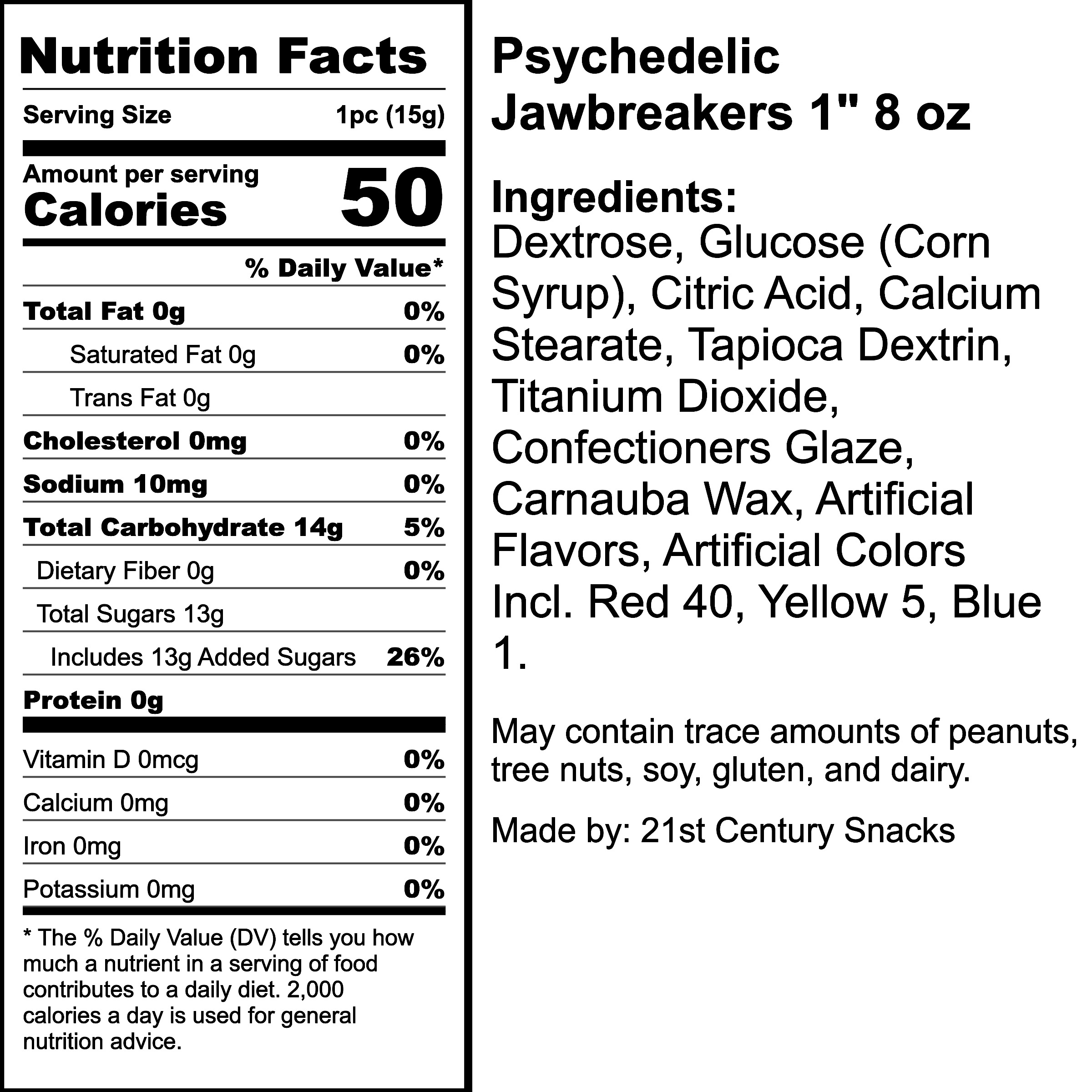 Nutrition Label