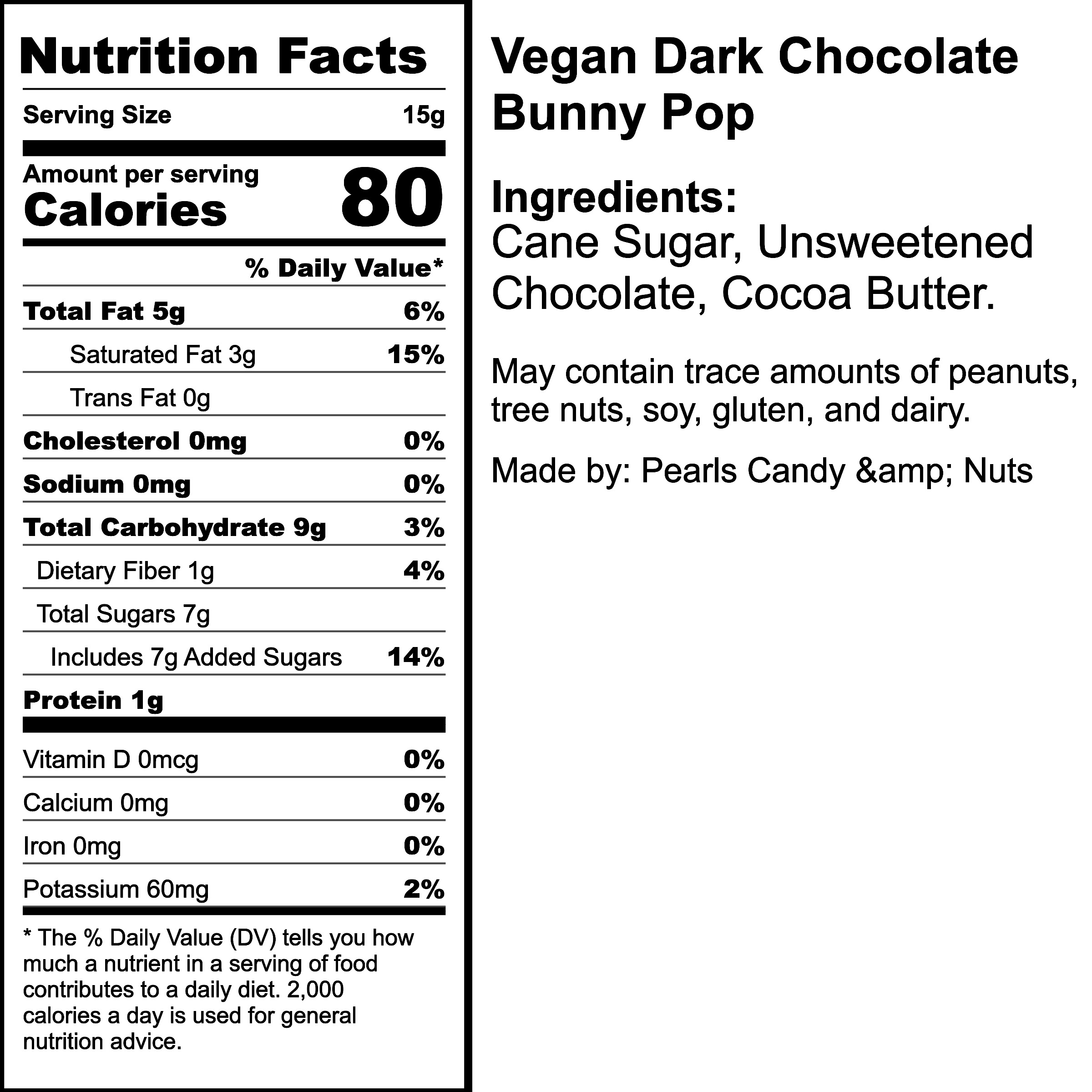 Nutrition Label