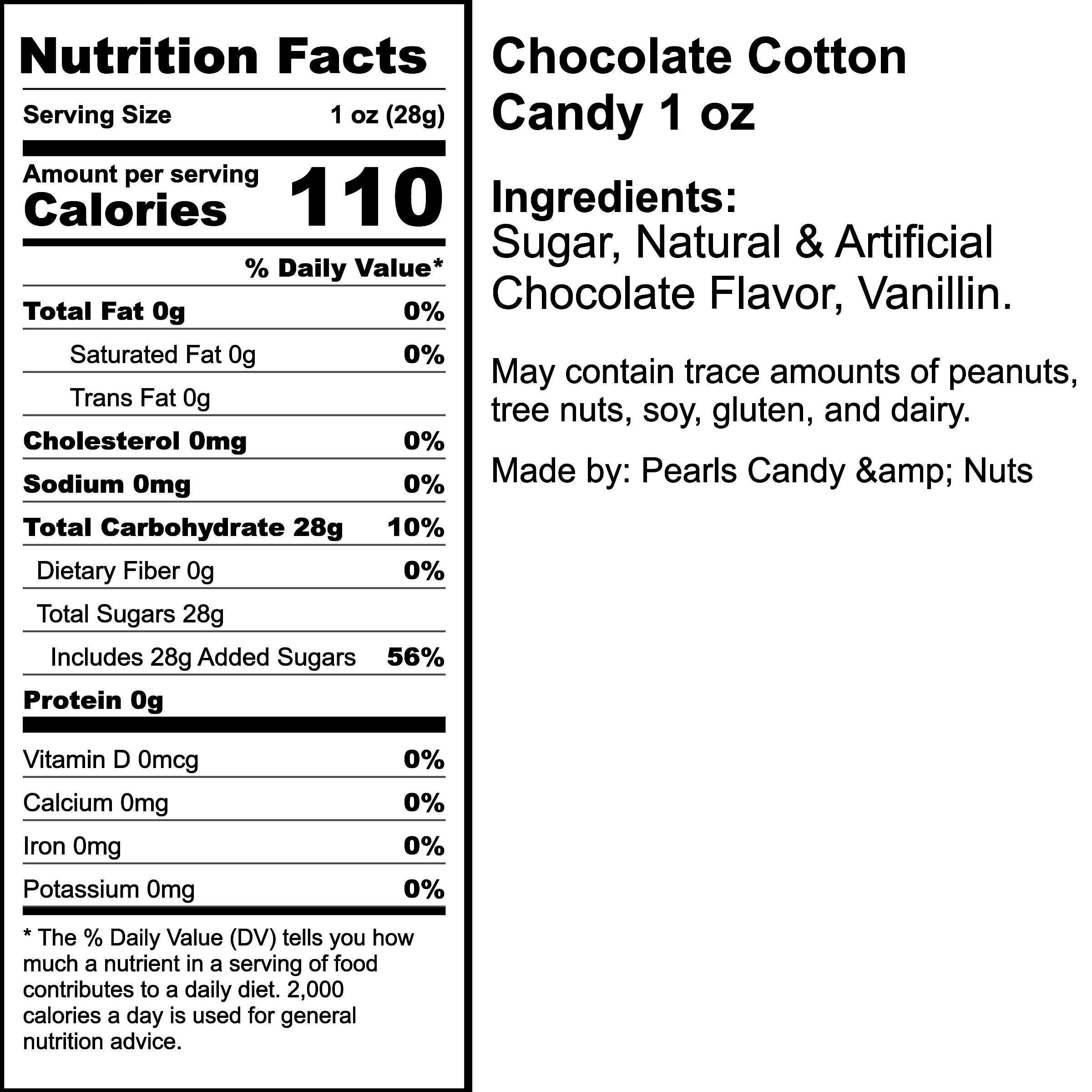 Nutrition Label