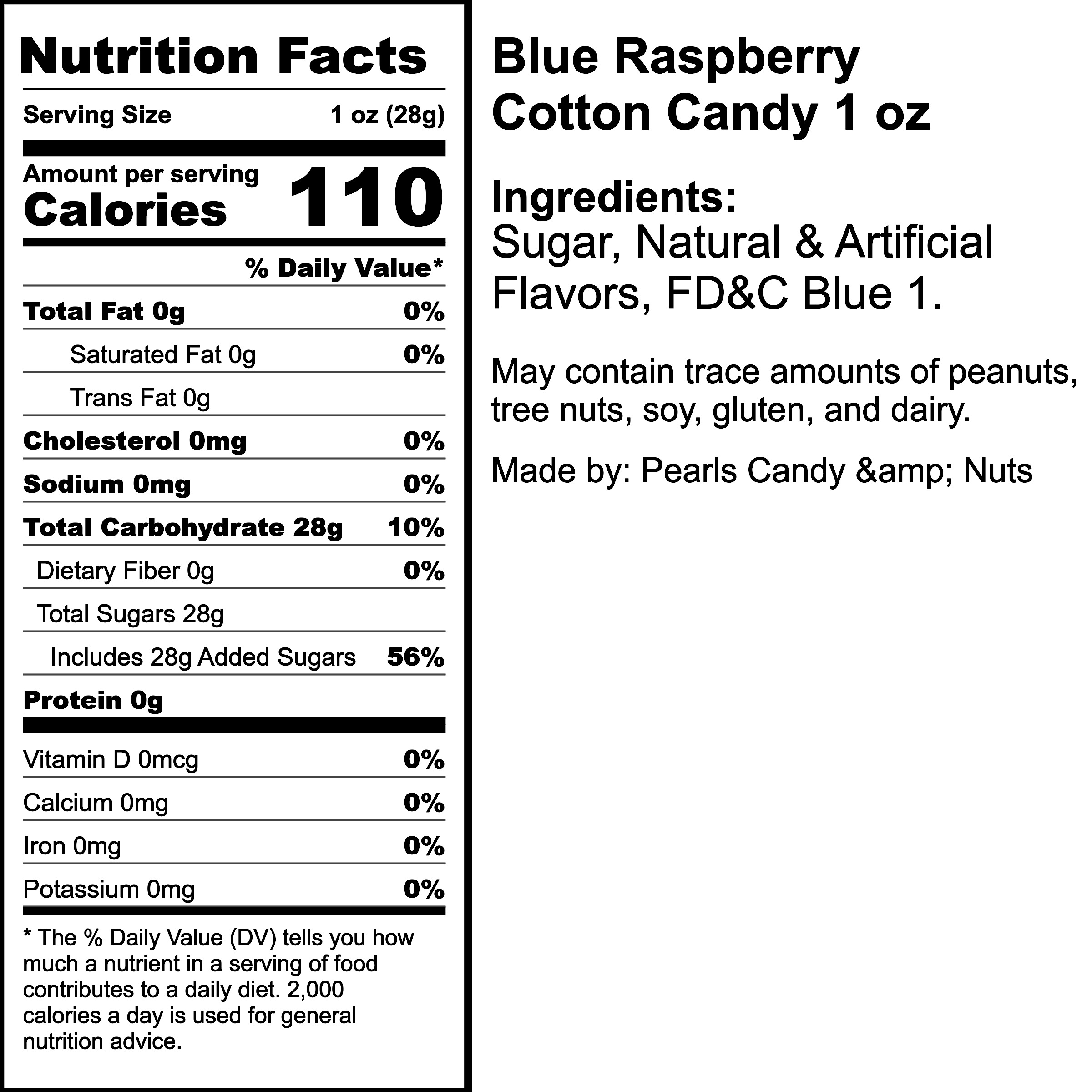 Nutrition Label