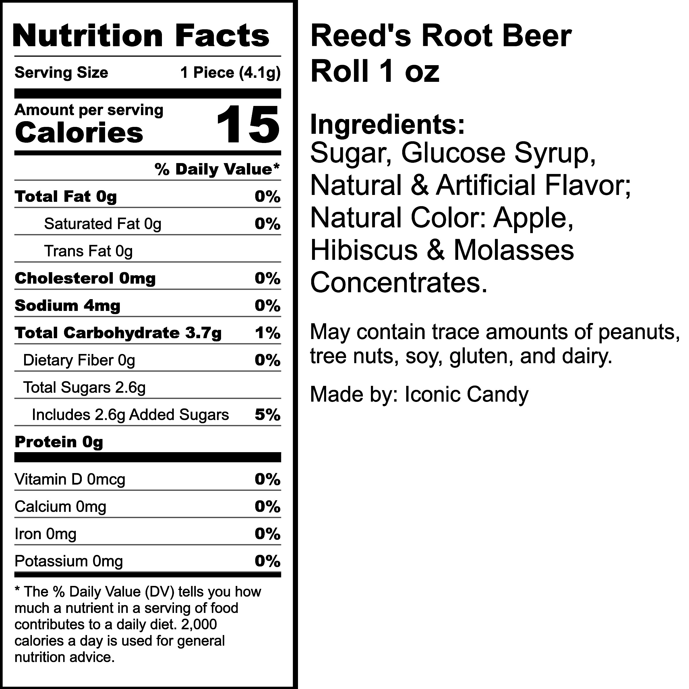 Nutrition Label