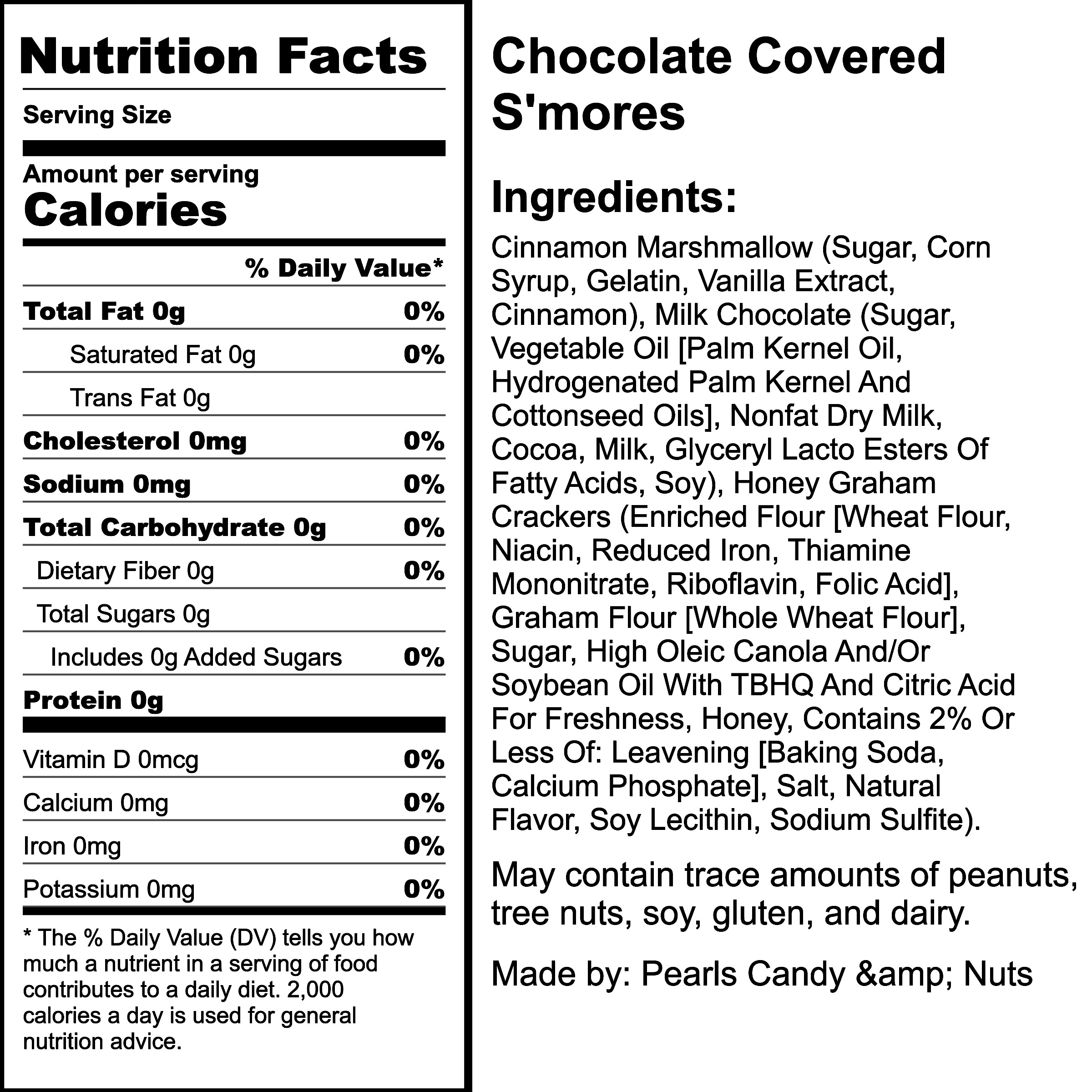 Nutrition Label