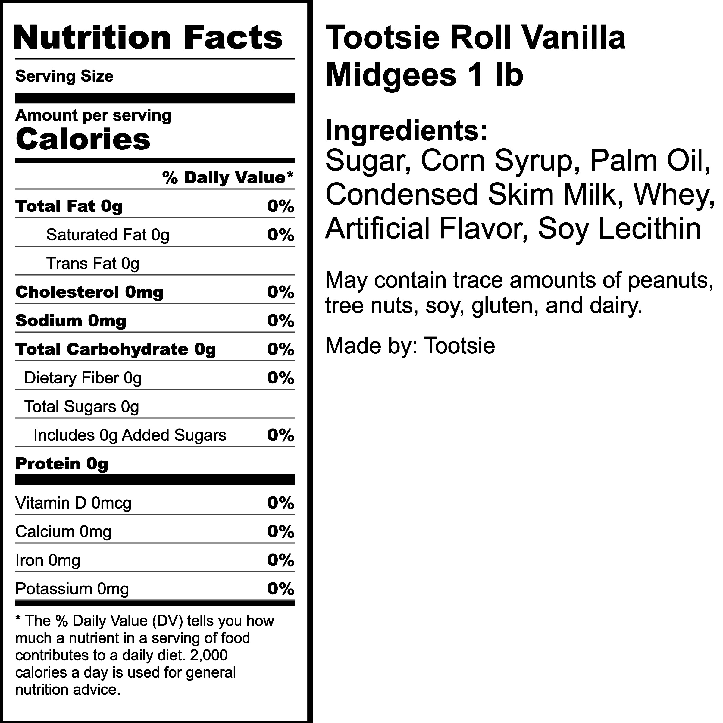 Nutrition Label
