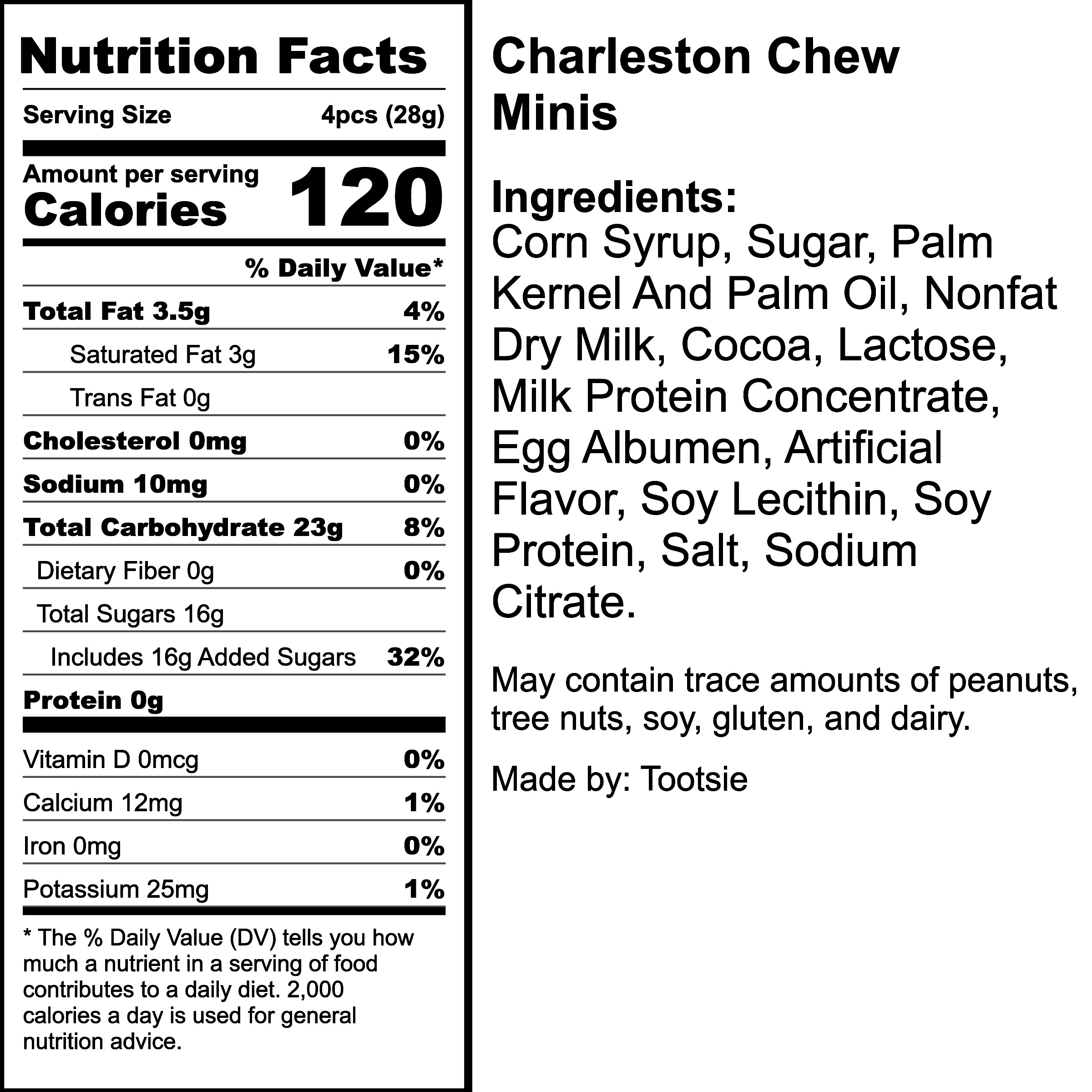 Nutrition Label