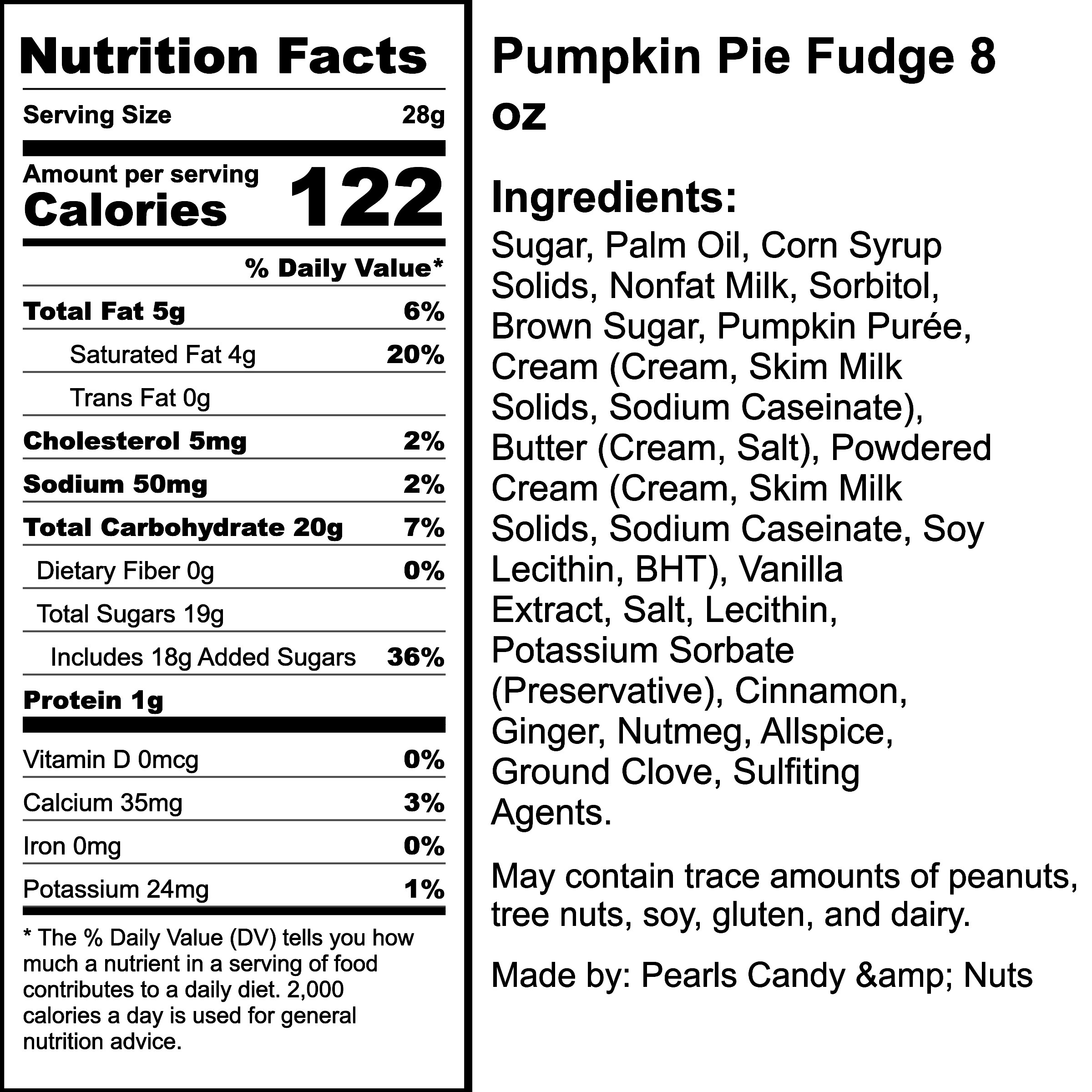 Nutrition Label