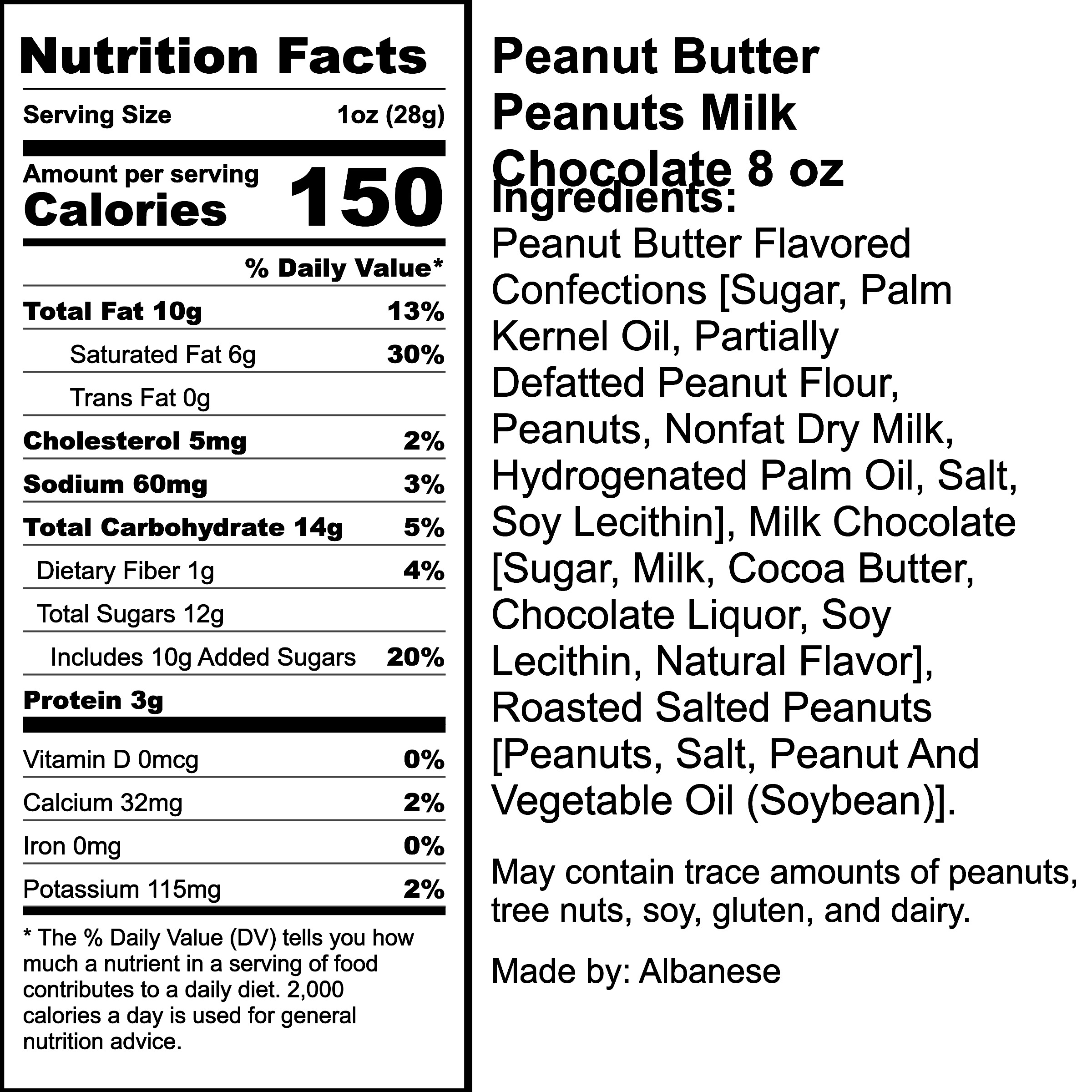 Nutrition Label