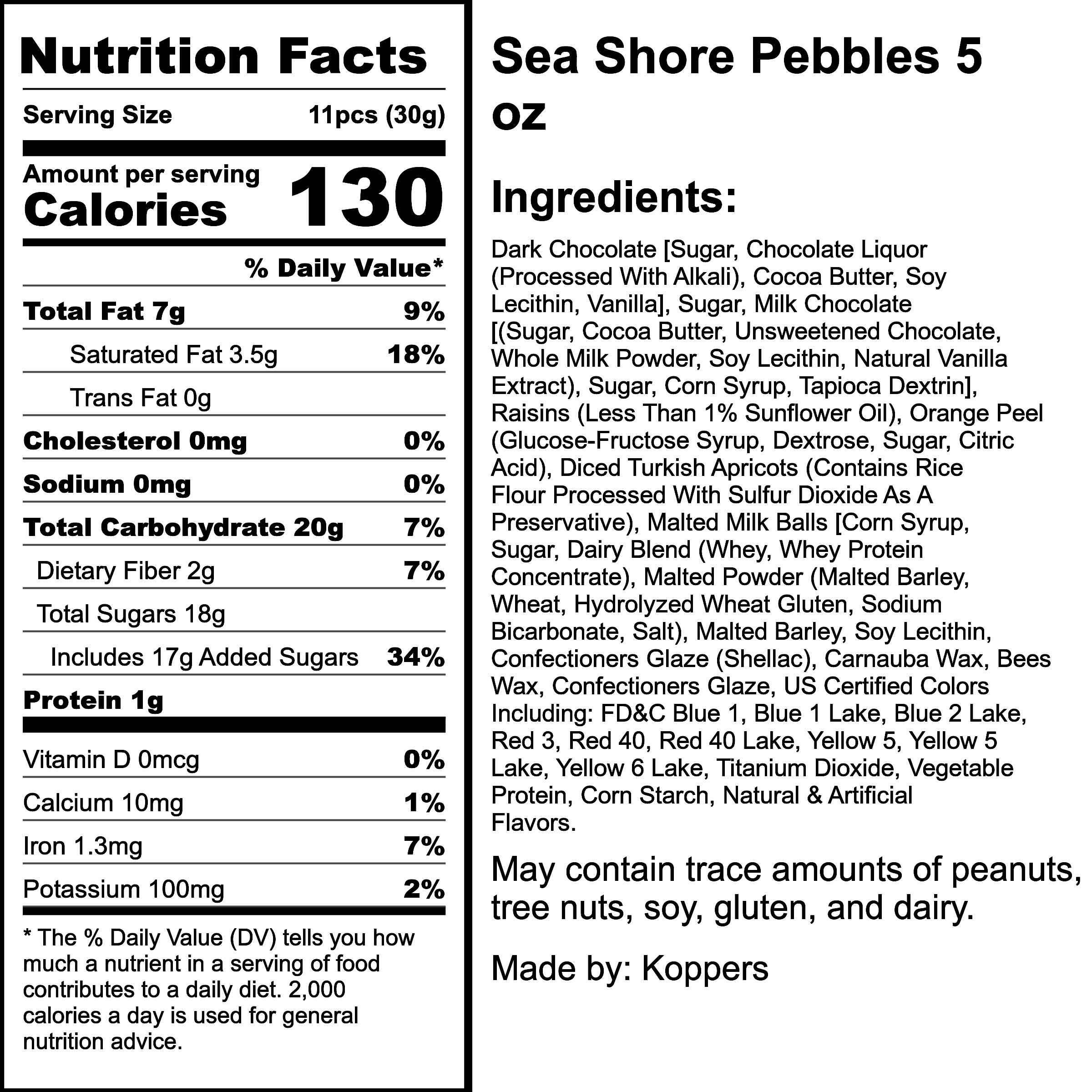 Nutrition Label