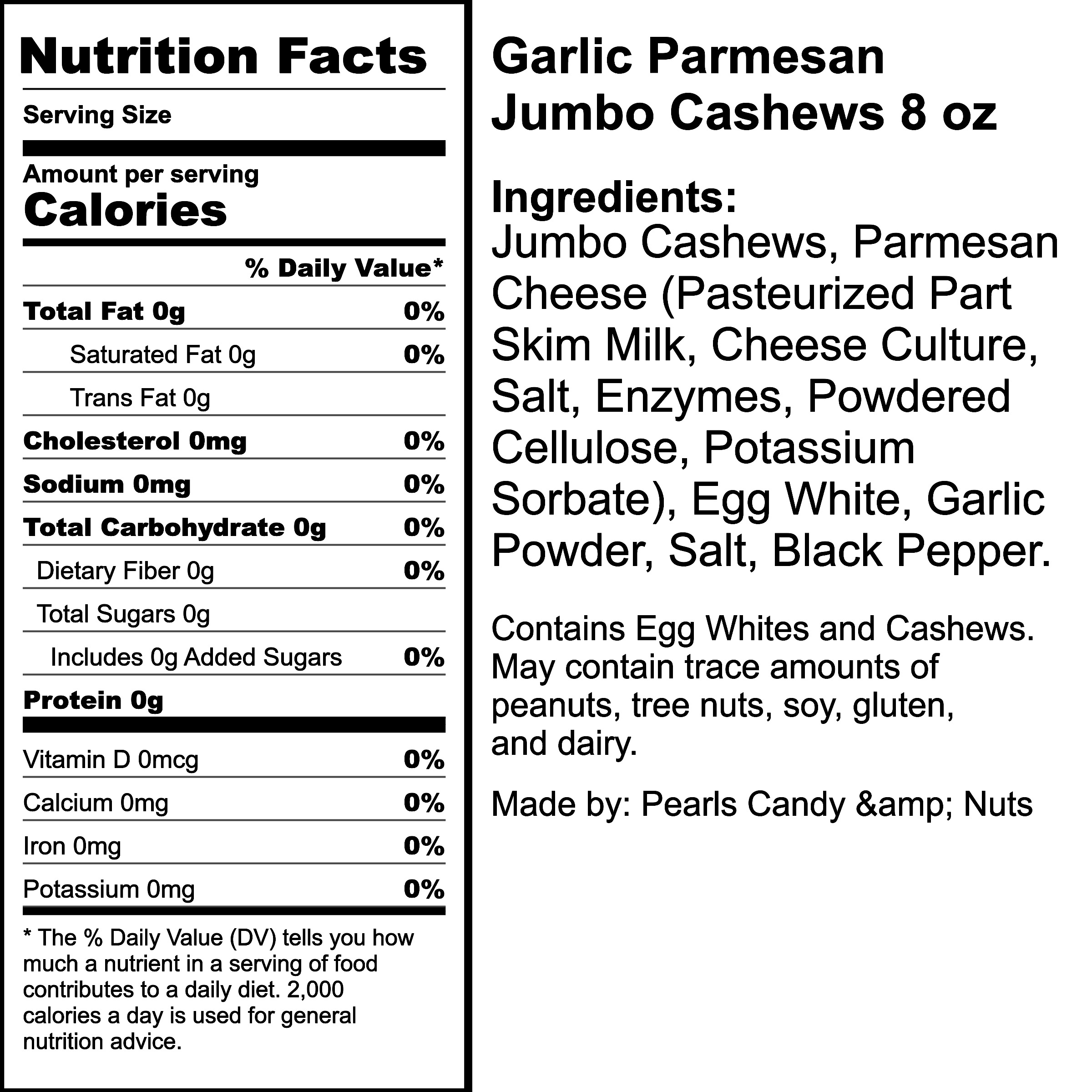 Nutrition Label