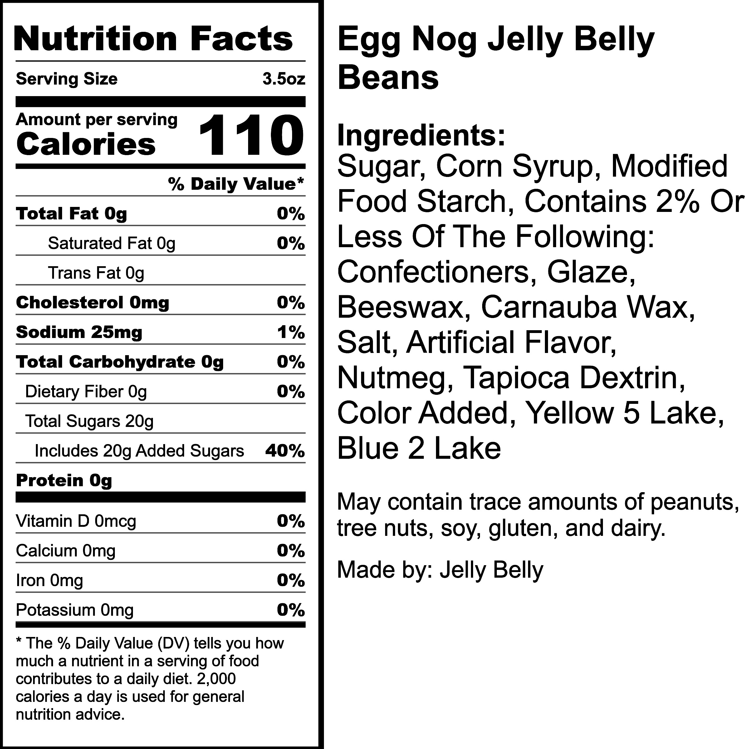 Nutrition Label
