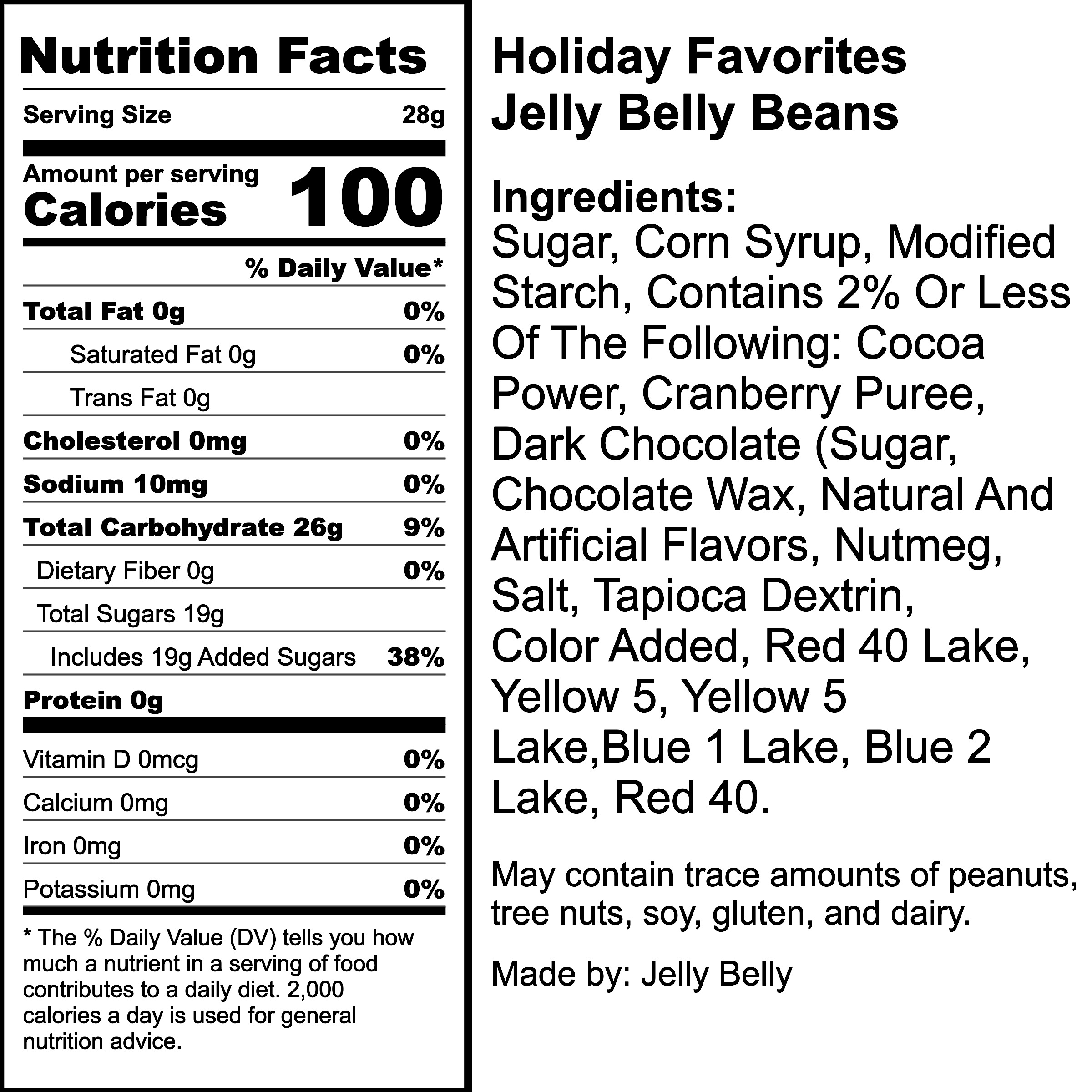 Nutrition Label