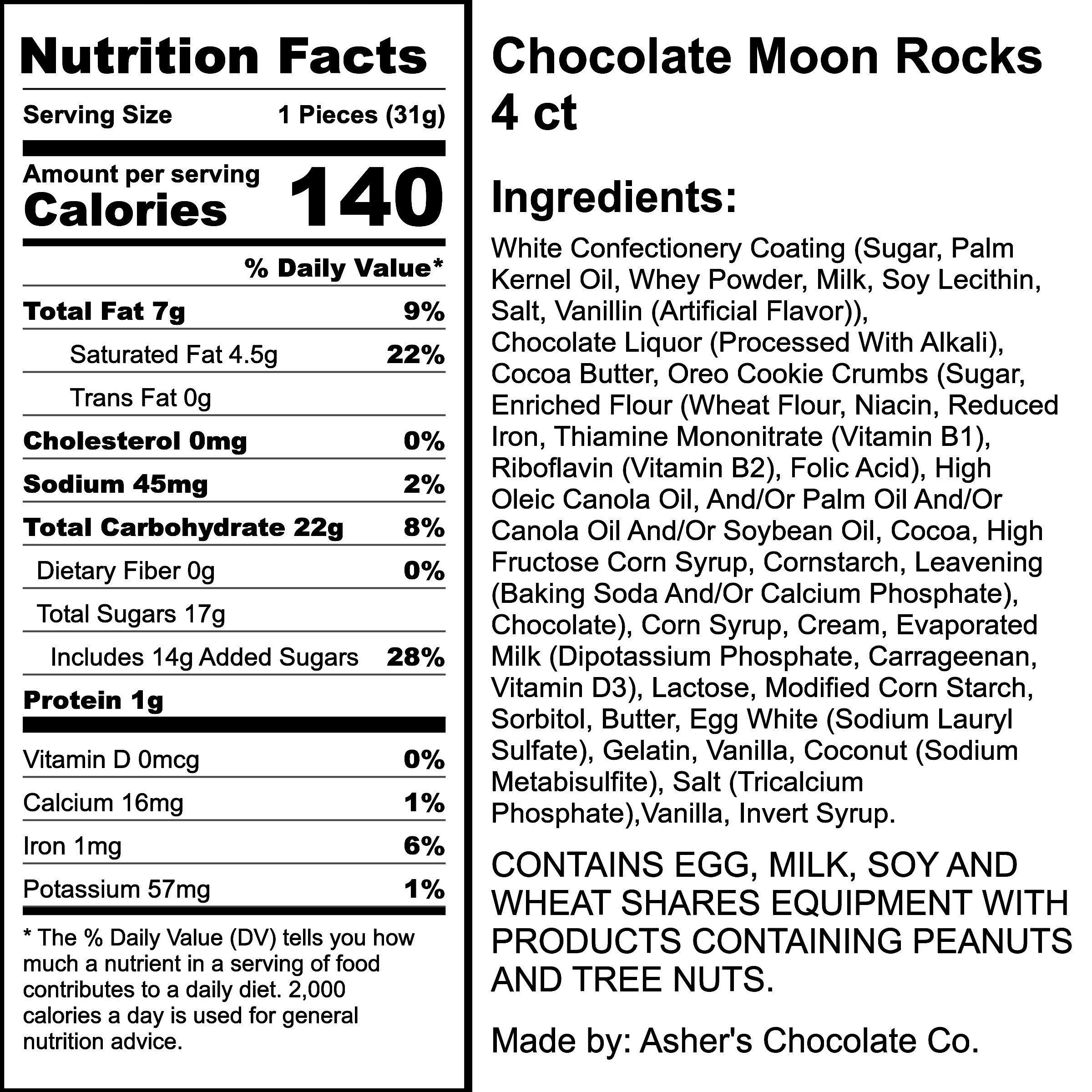Nutrition Label