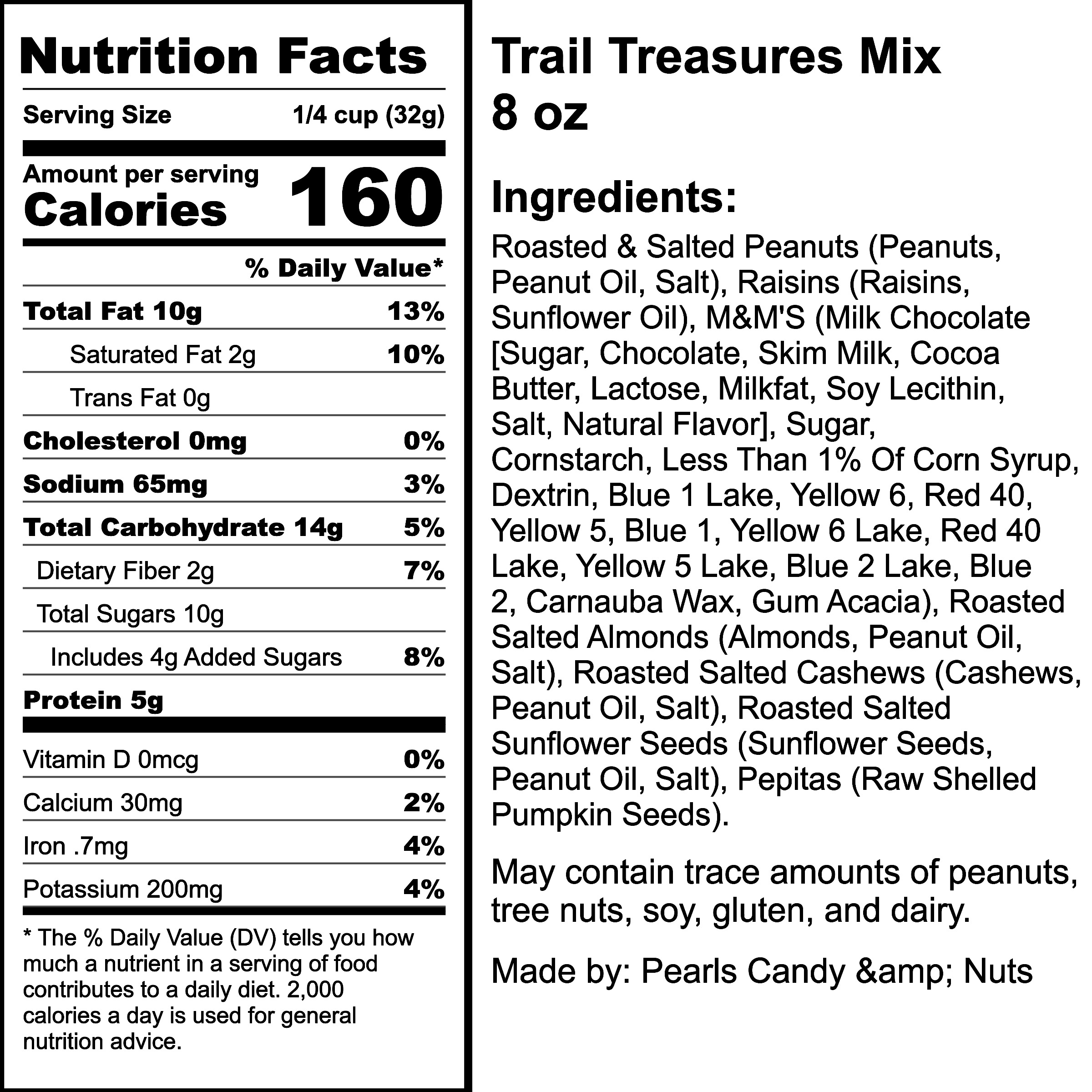 Nutrition Label
