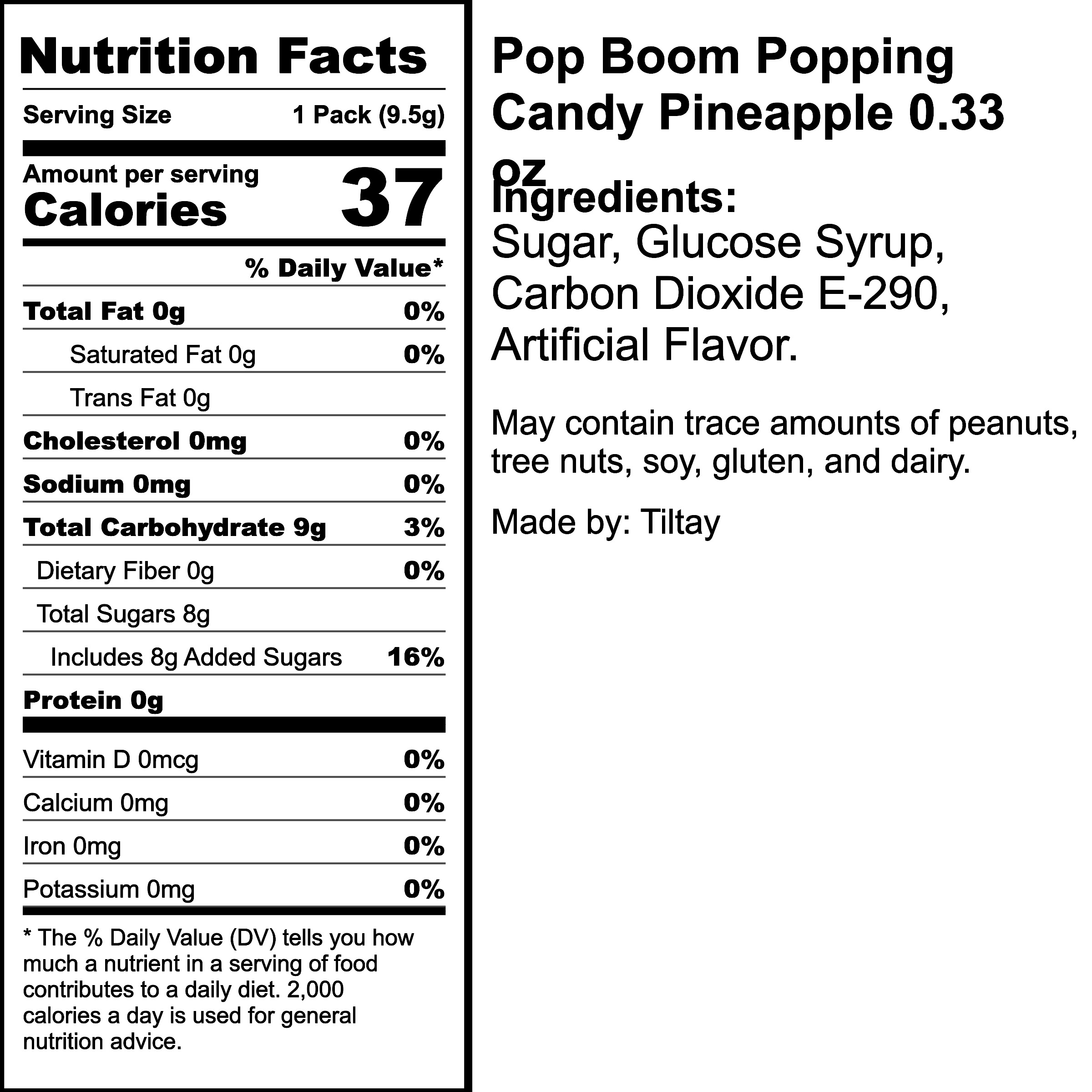 Nutrition Label
