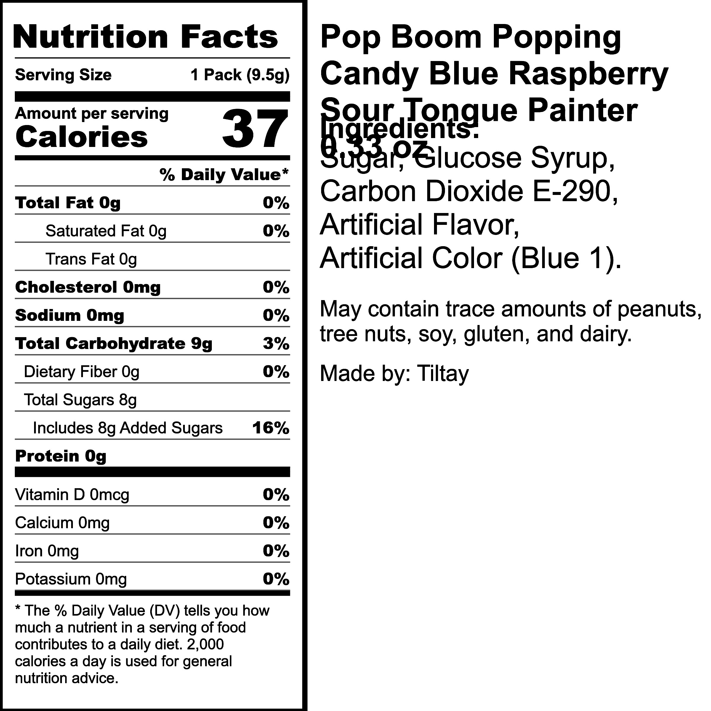 Nutrition Label