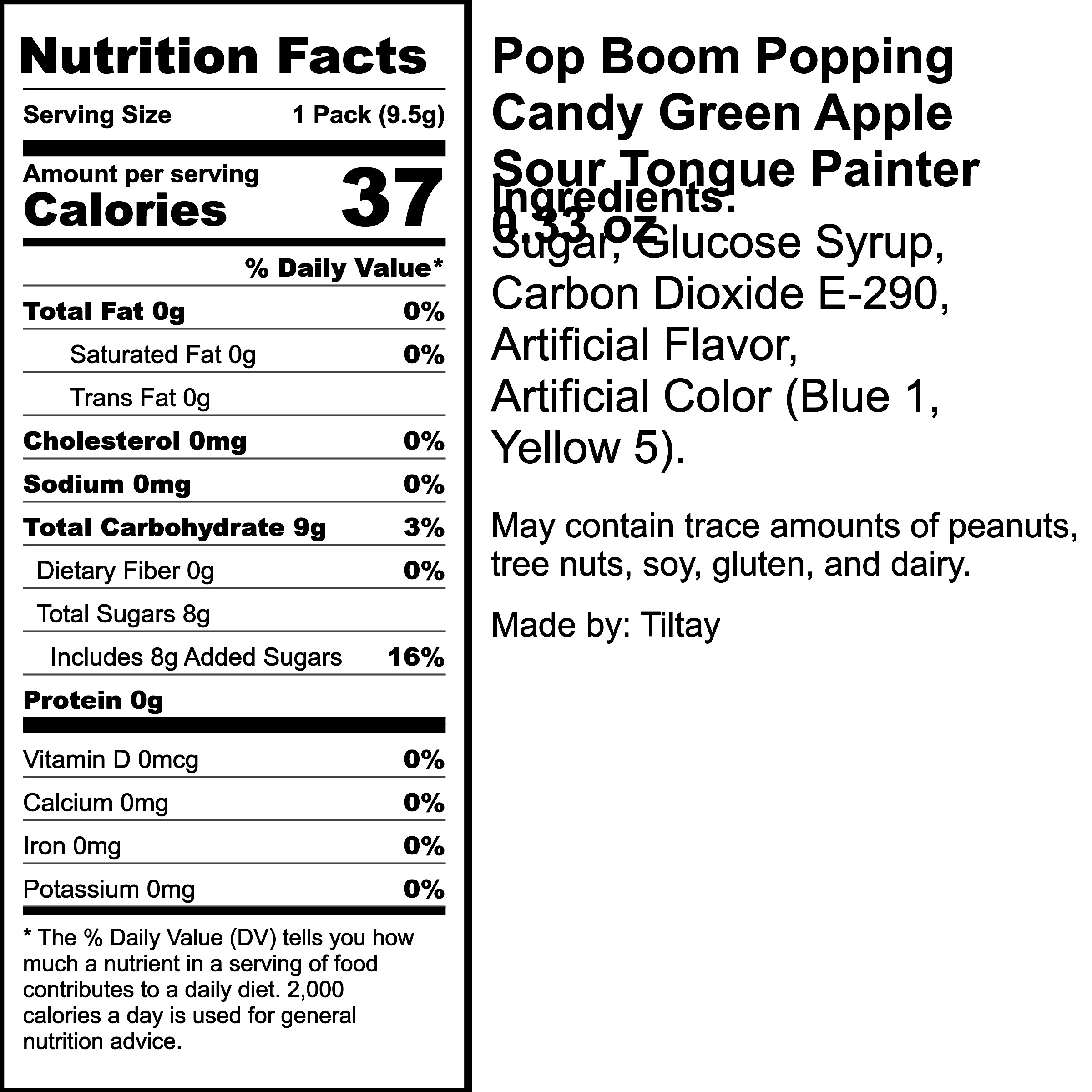 Nutrition Label