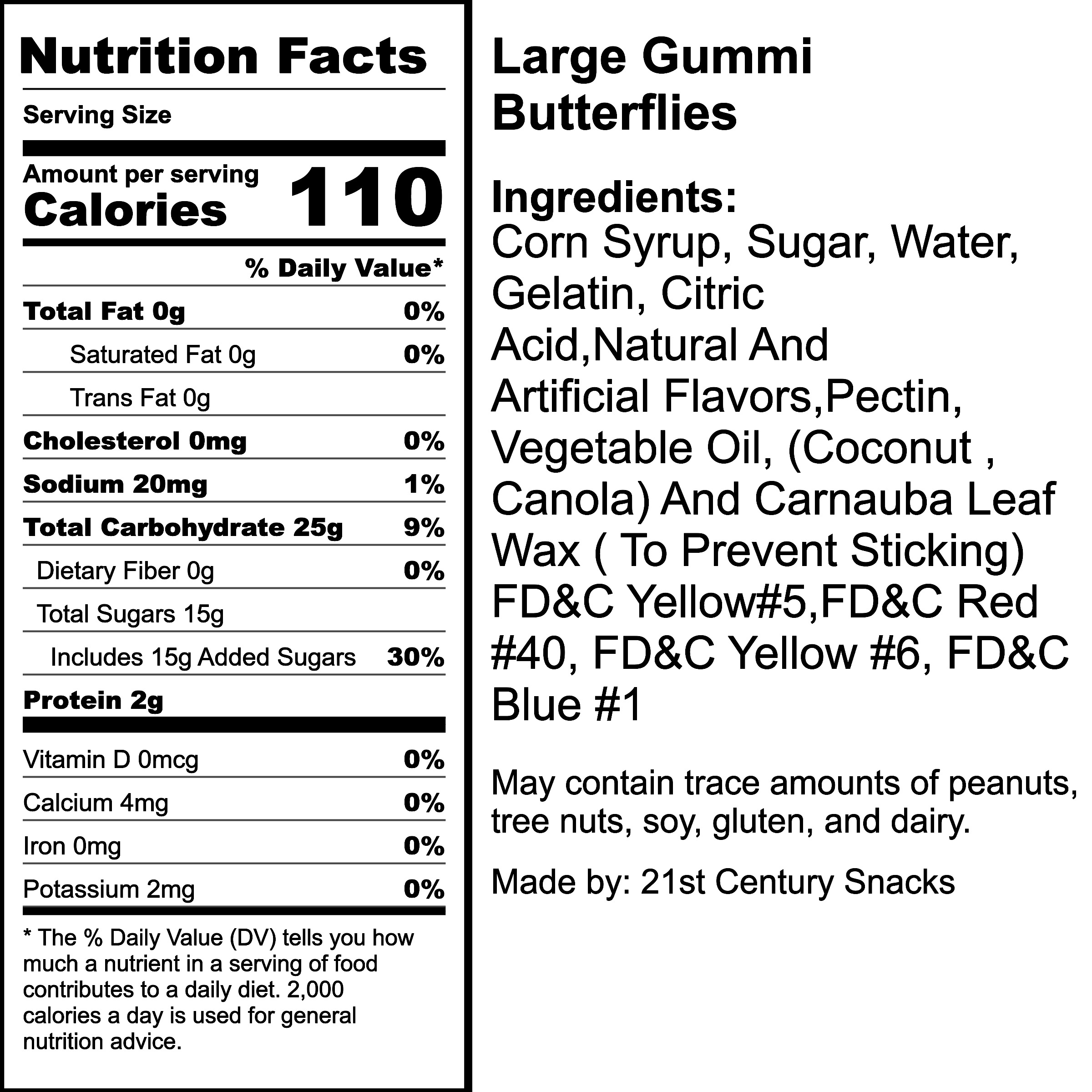 Nutrition Label