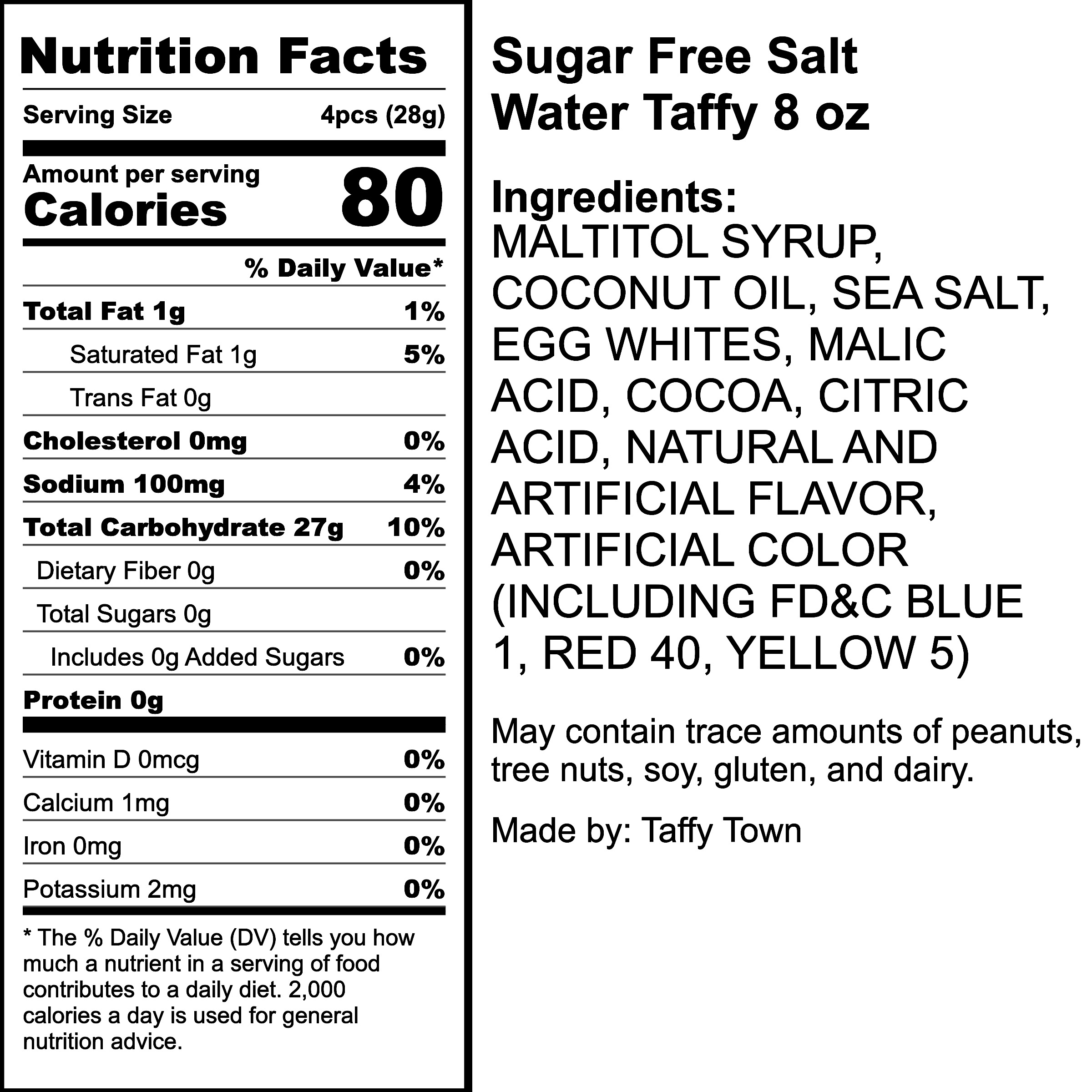 Nutrition Label