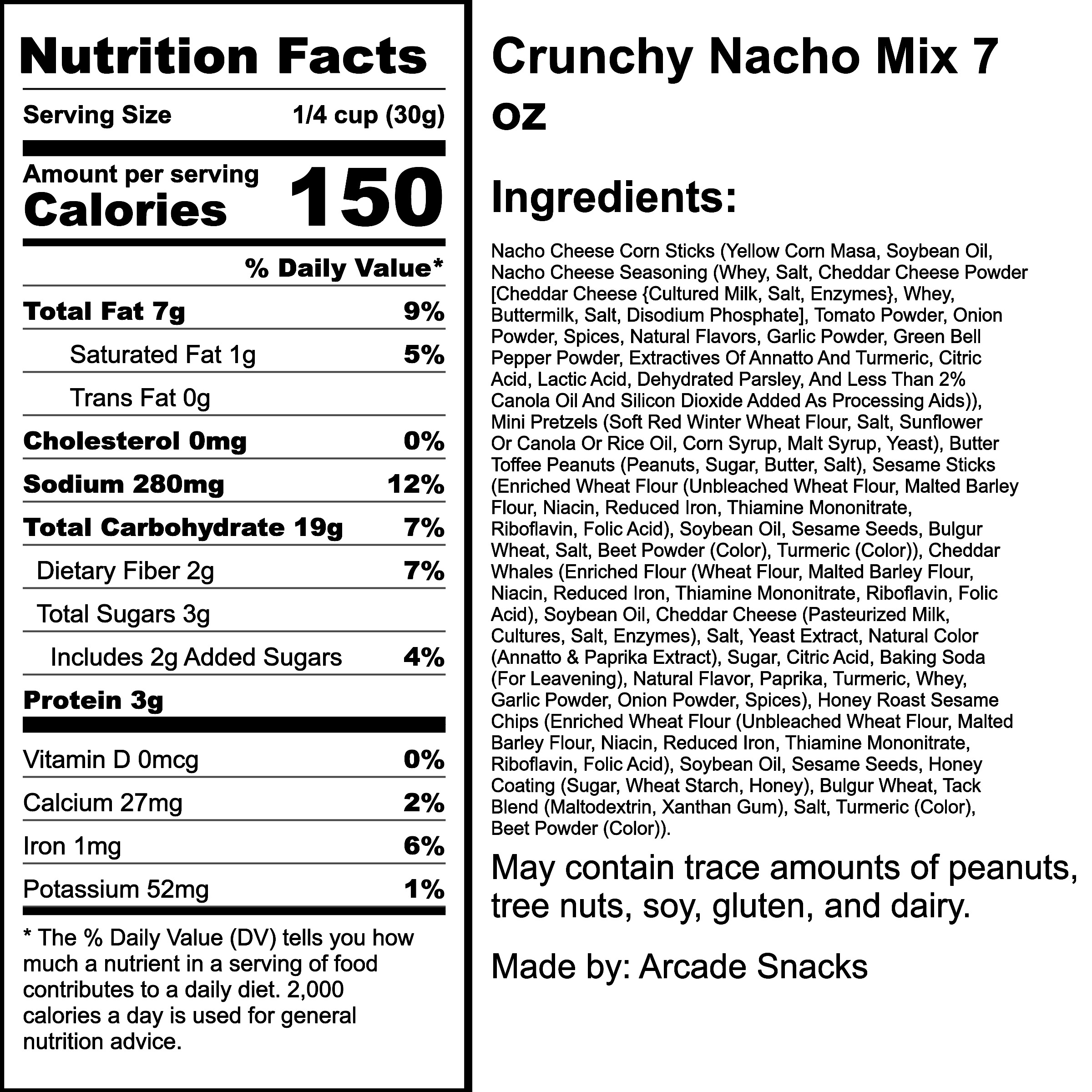 Nutrition Label