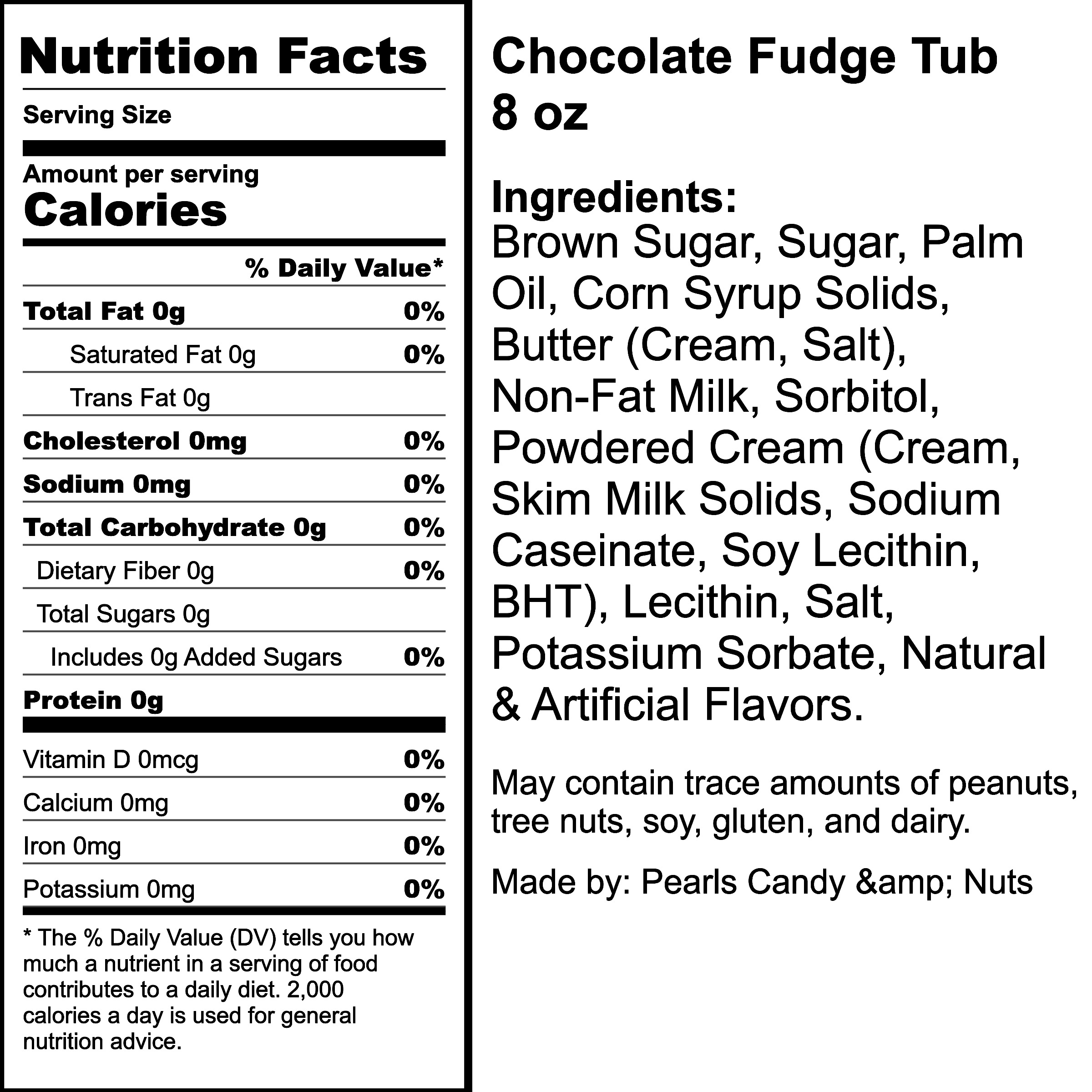 Nutrition Label