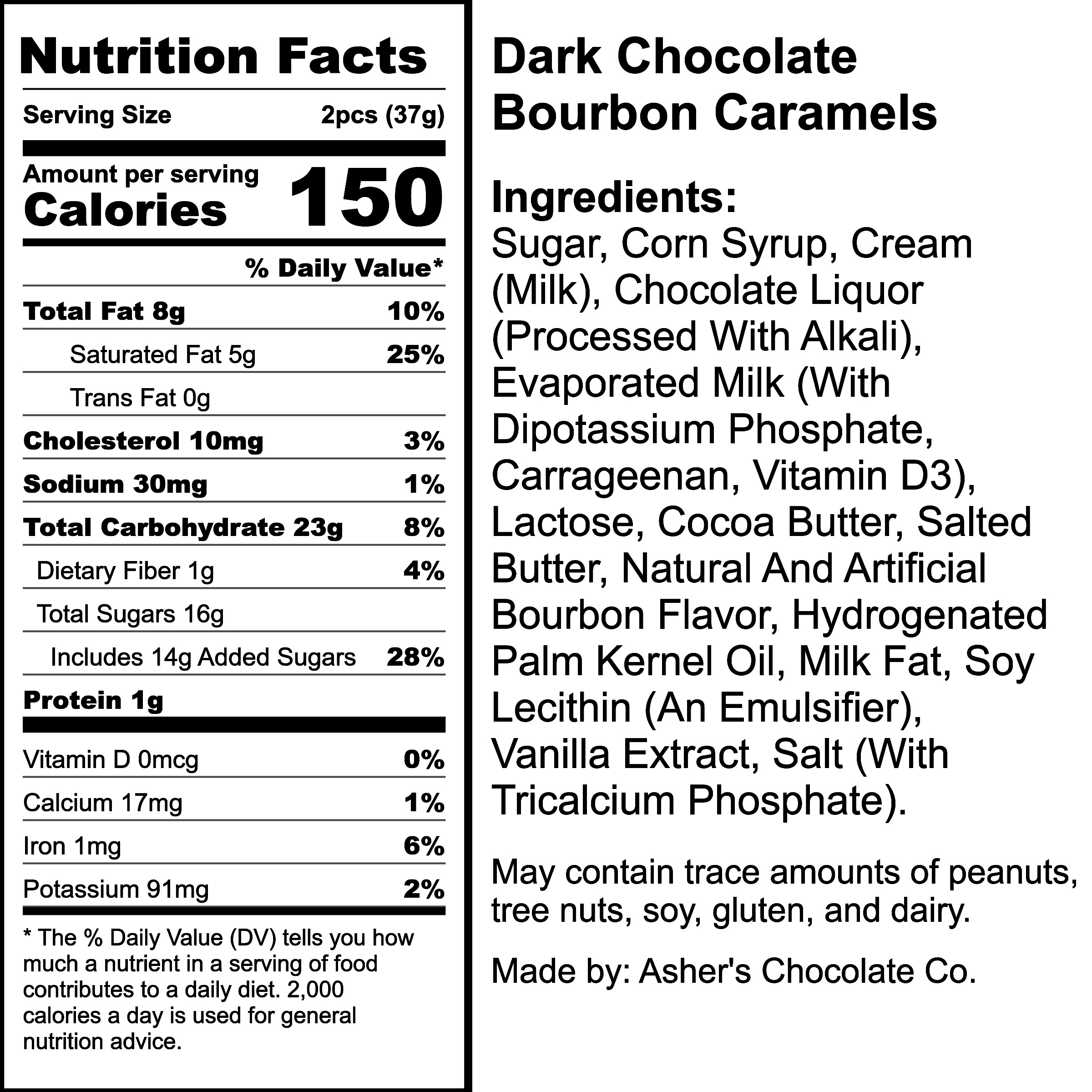 Nutrition Label