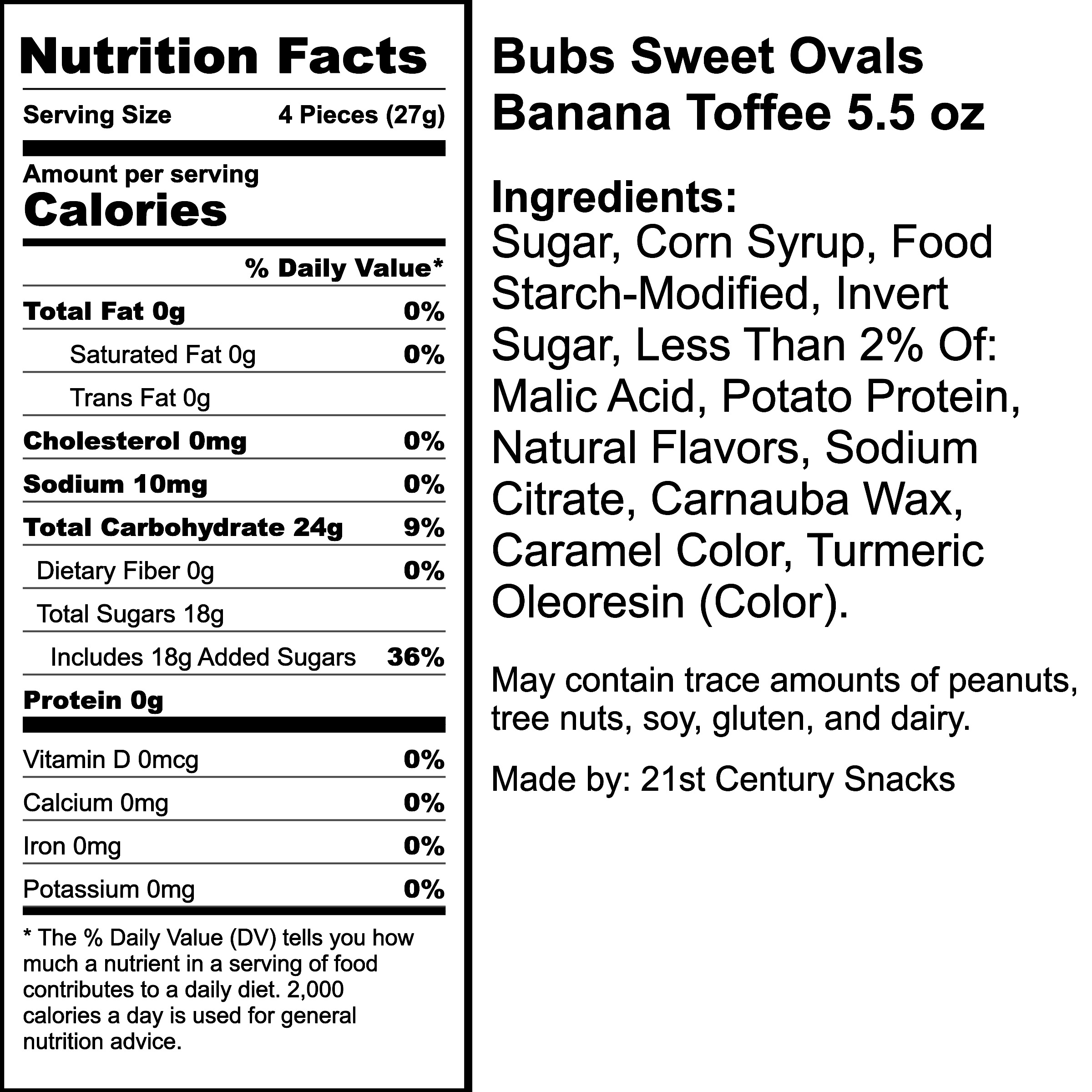 Nutrition Label