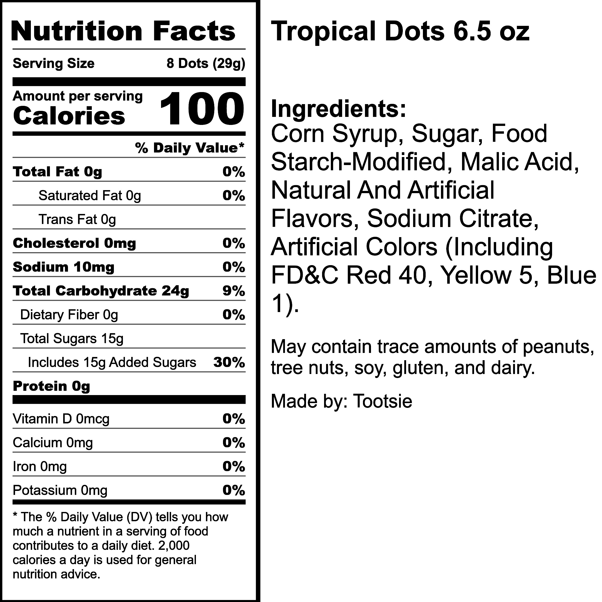 Nutrition Label
