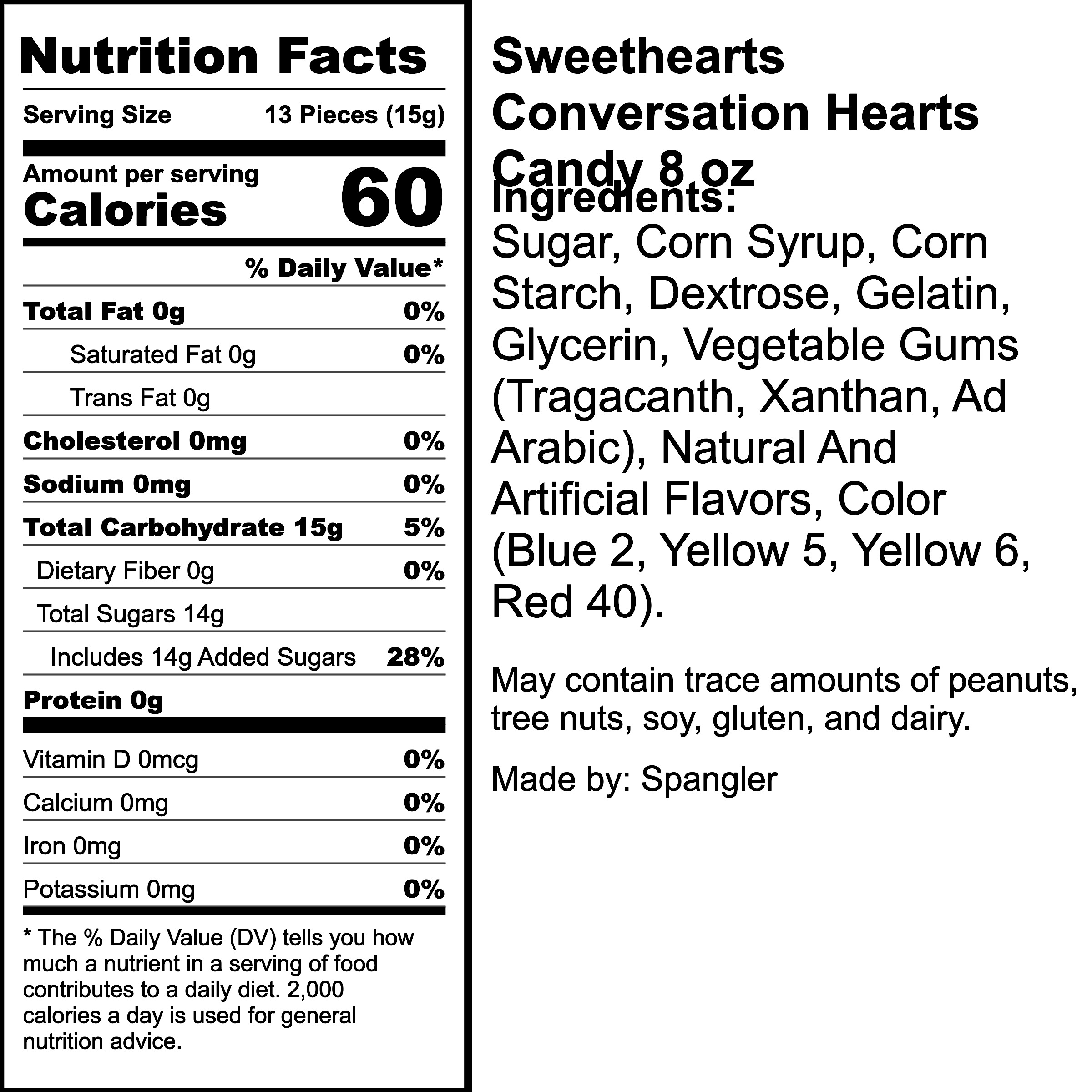 Nutrition Label