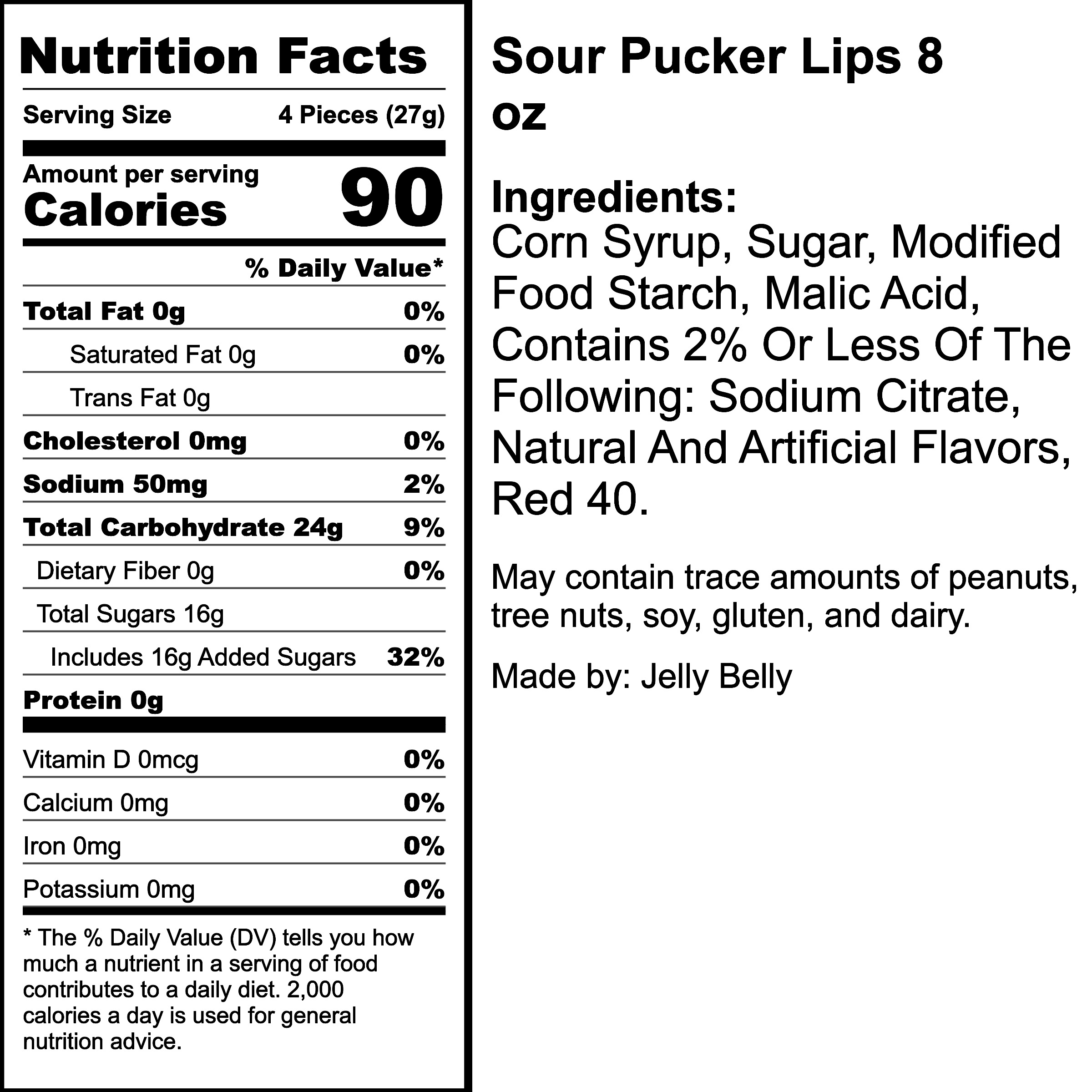 Nutrition Label